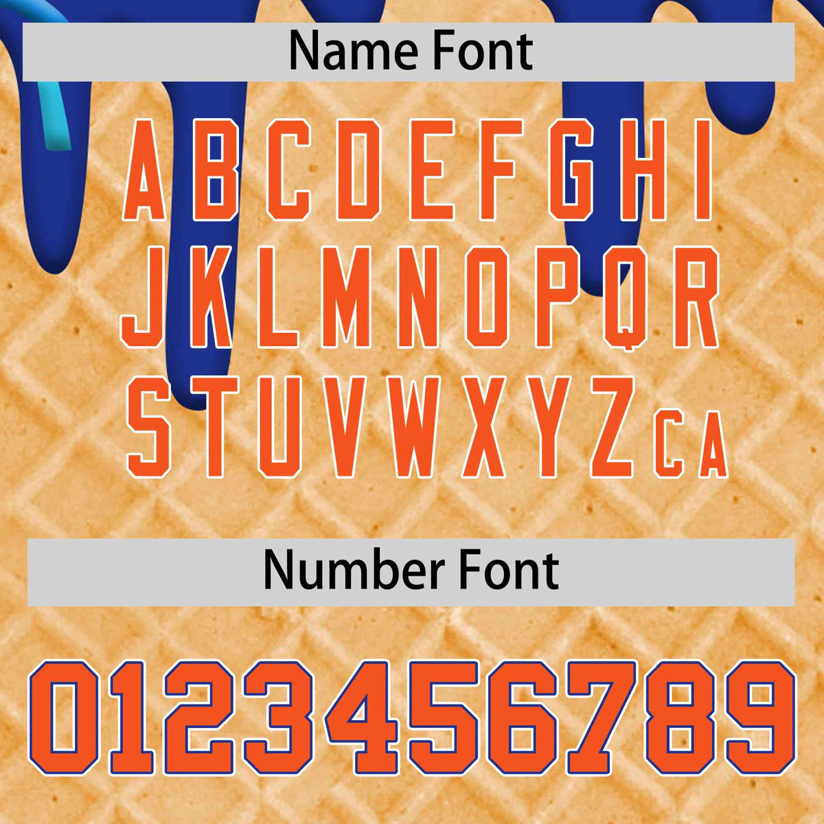 Custom Royal Blue Ice Cream Cone Graffiti Pattern Full-Snap Varsity Letterman Jackets| KXKSHOP