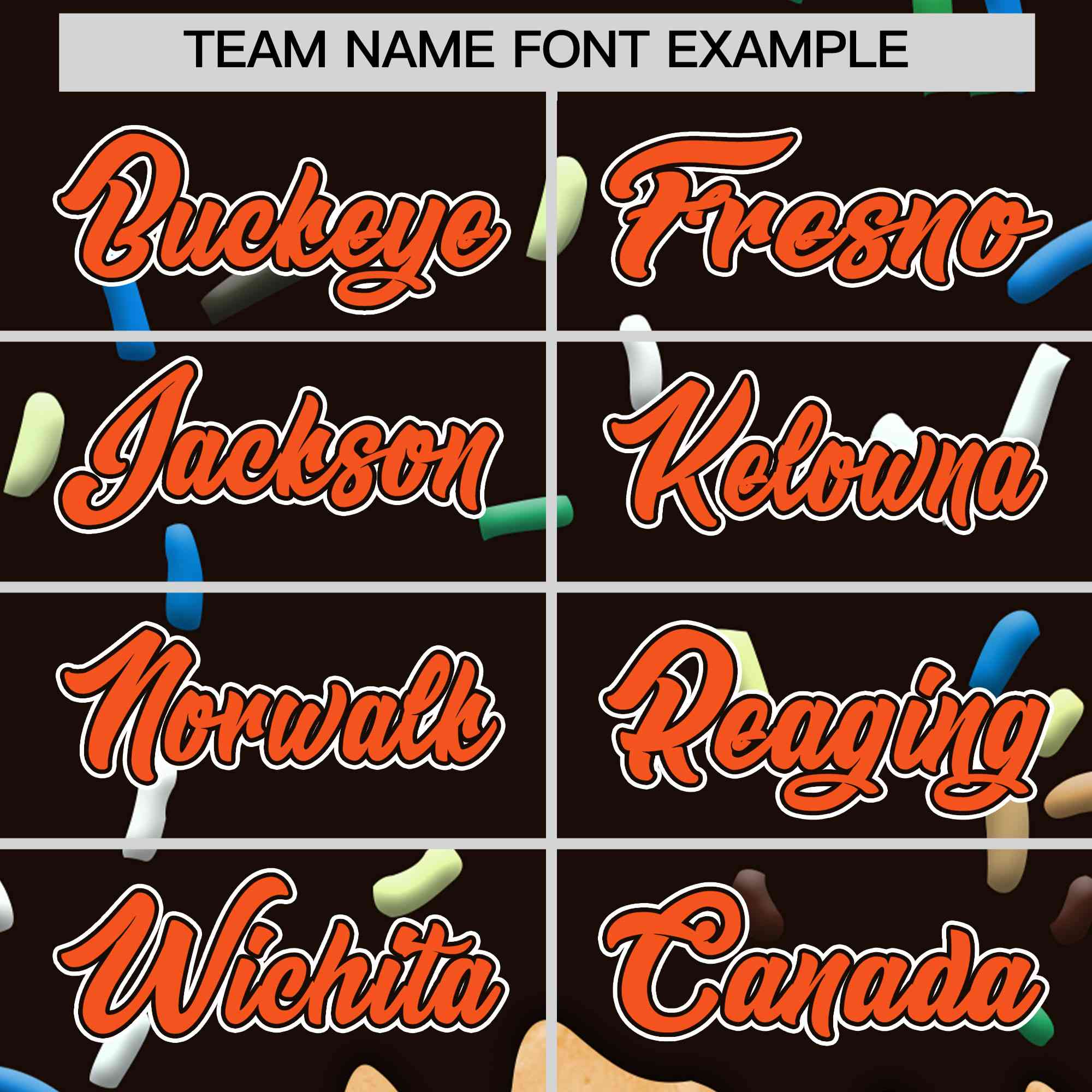 Custom Brown Ice Cream Cone Graffiti Pattern Full-Snap Varsity Letterman Jackets