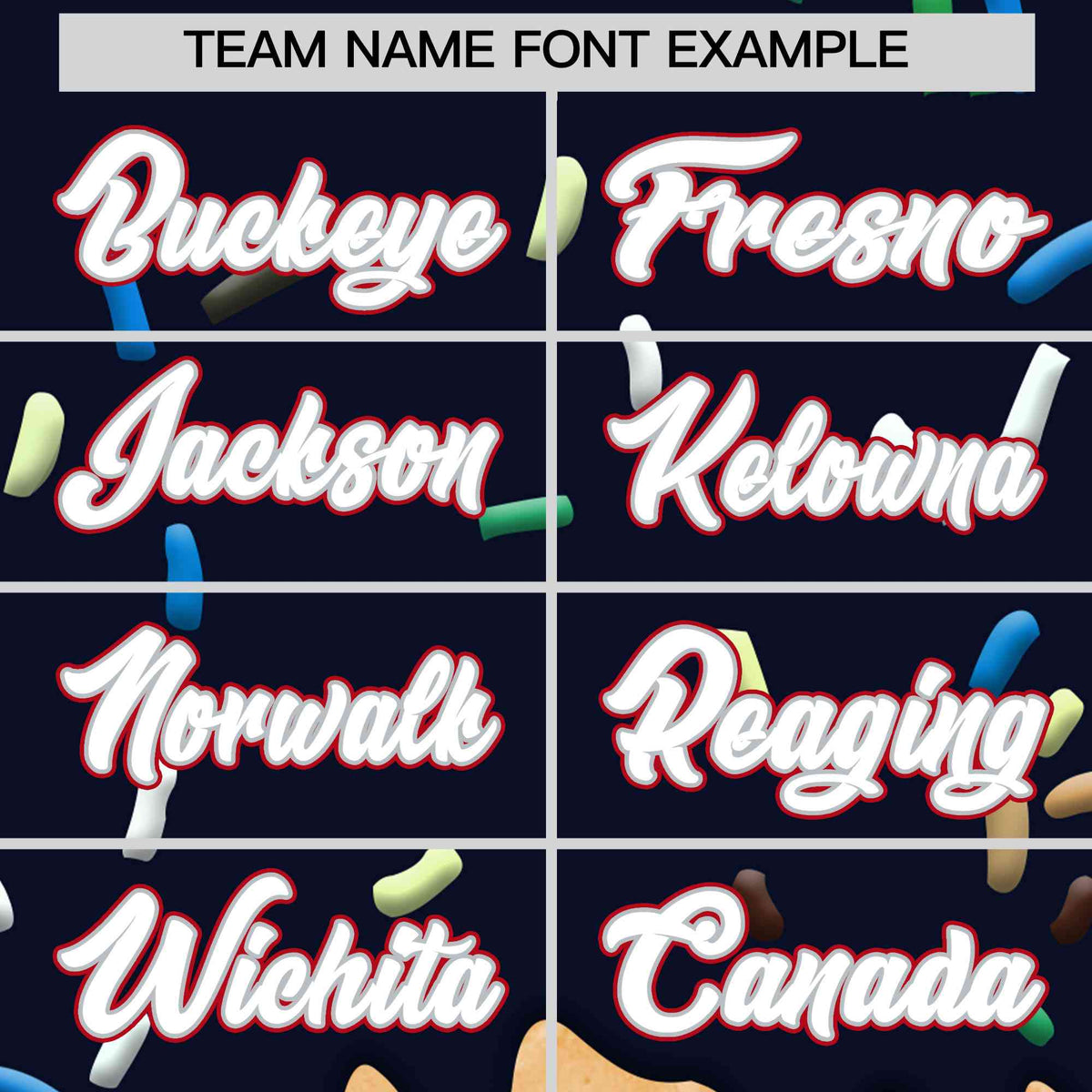 Custom Navy Ice Cream Cone Graffiti Pattern Full-Snap Varsity Letterman Jackets