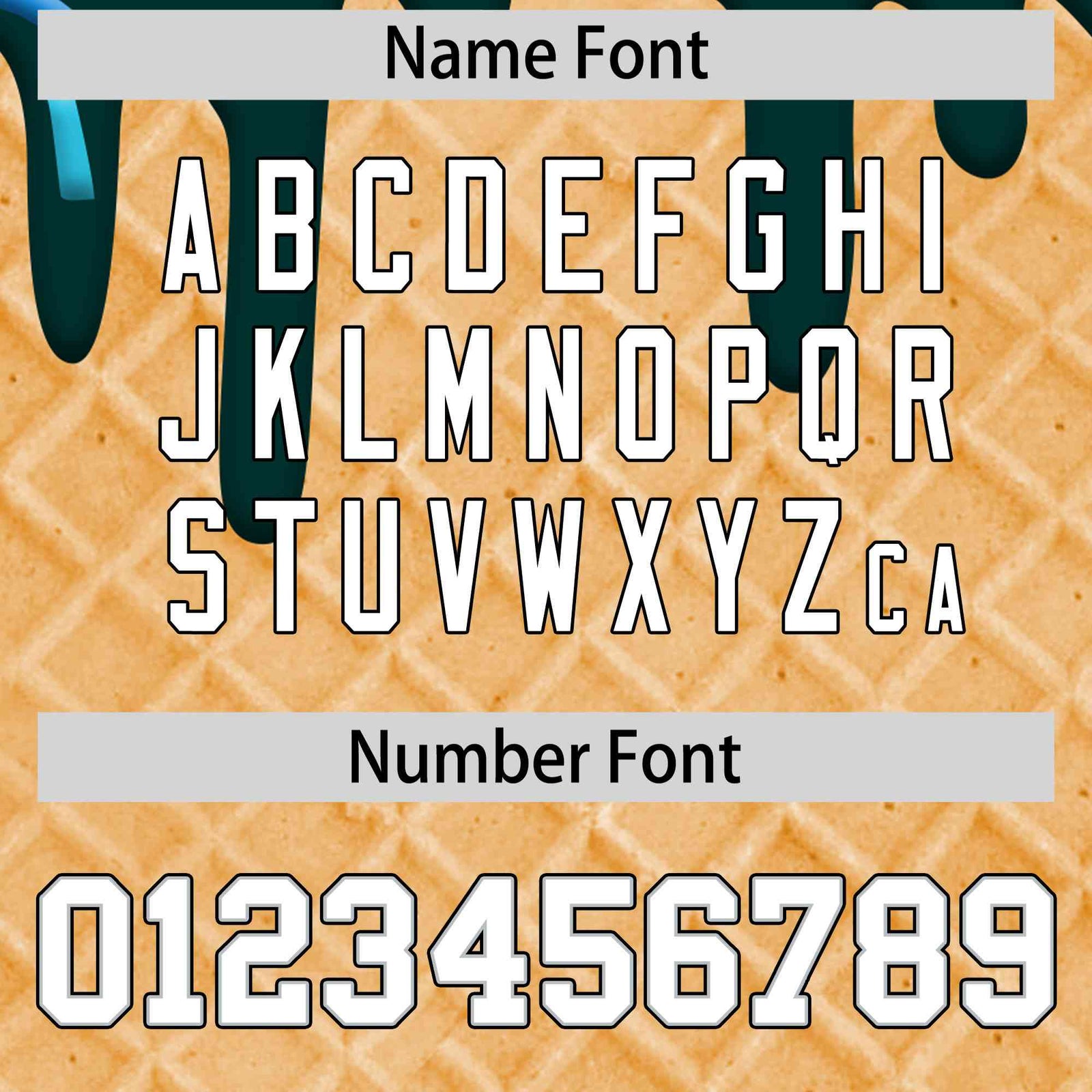 Custom Midnight Green Ice Cream Cone Graffiti Pattern Full-Snap Varsity Letterman Jackets