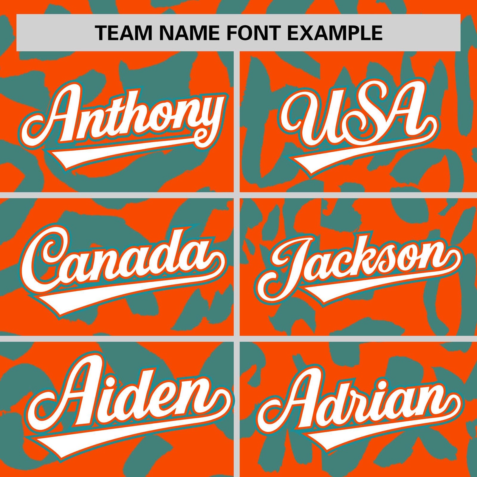 Custom Orange Aqua Varsity Full-Snap Leopard Print Graffiti Pattern Letterman Baseball Jacket