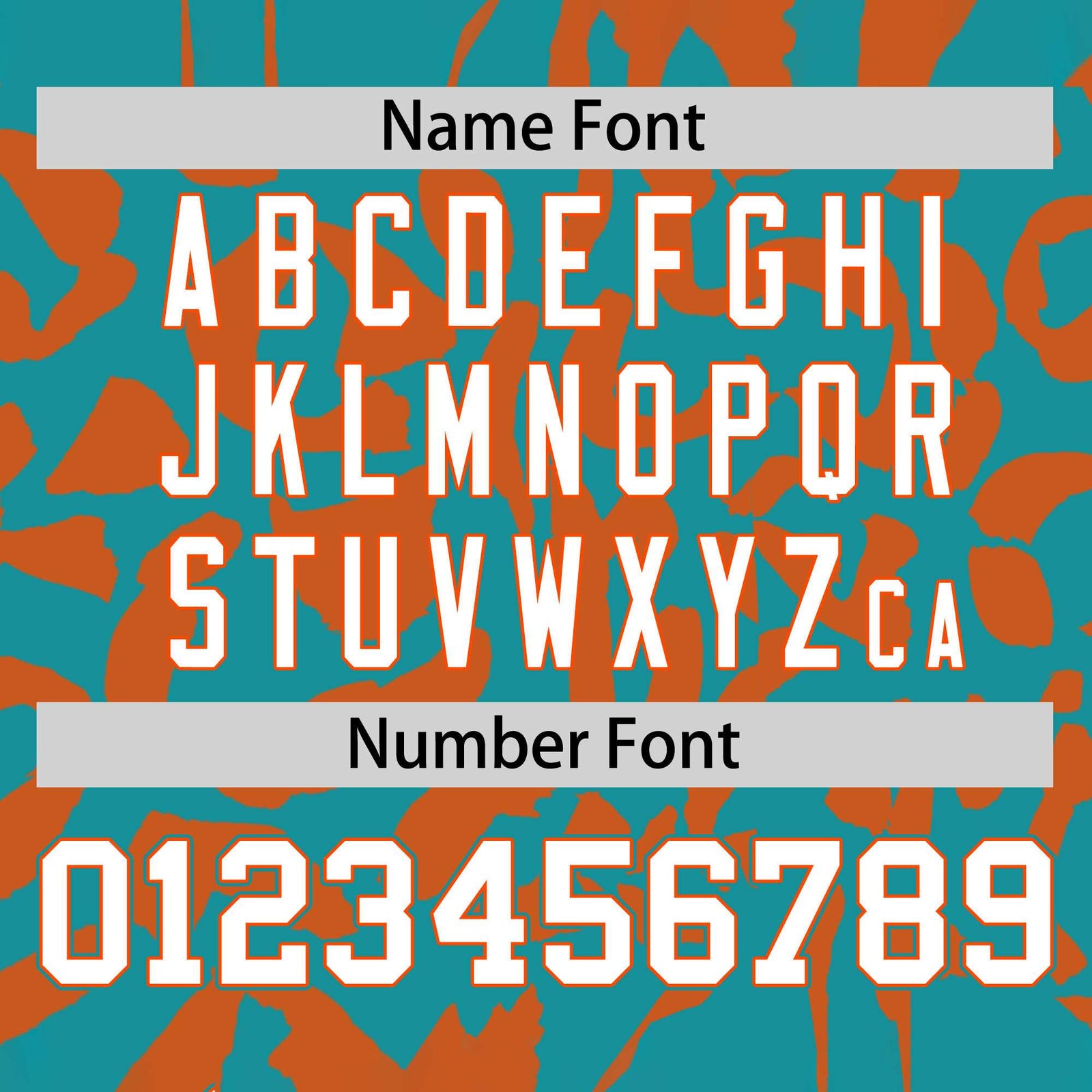 Custom Aqua Orange Varsity Full-Snap Leopard Print Graffiti Pattern Letterman Baseball Jacket