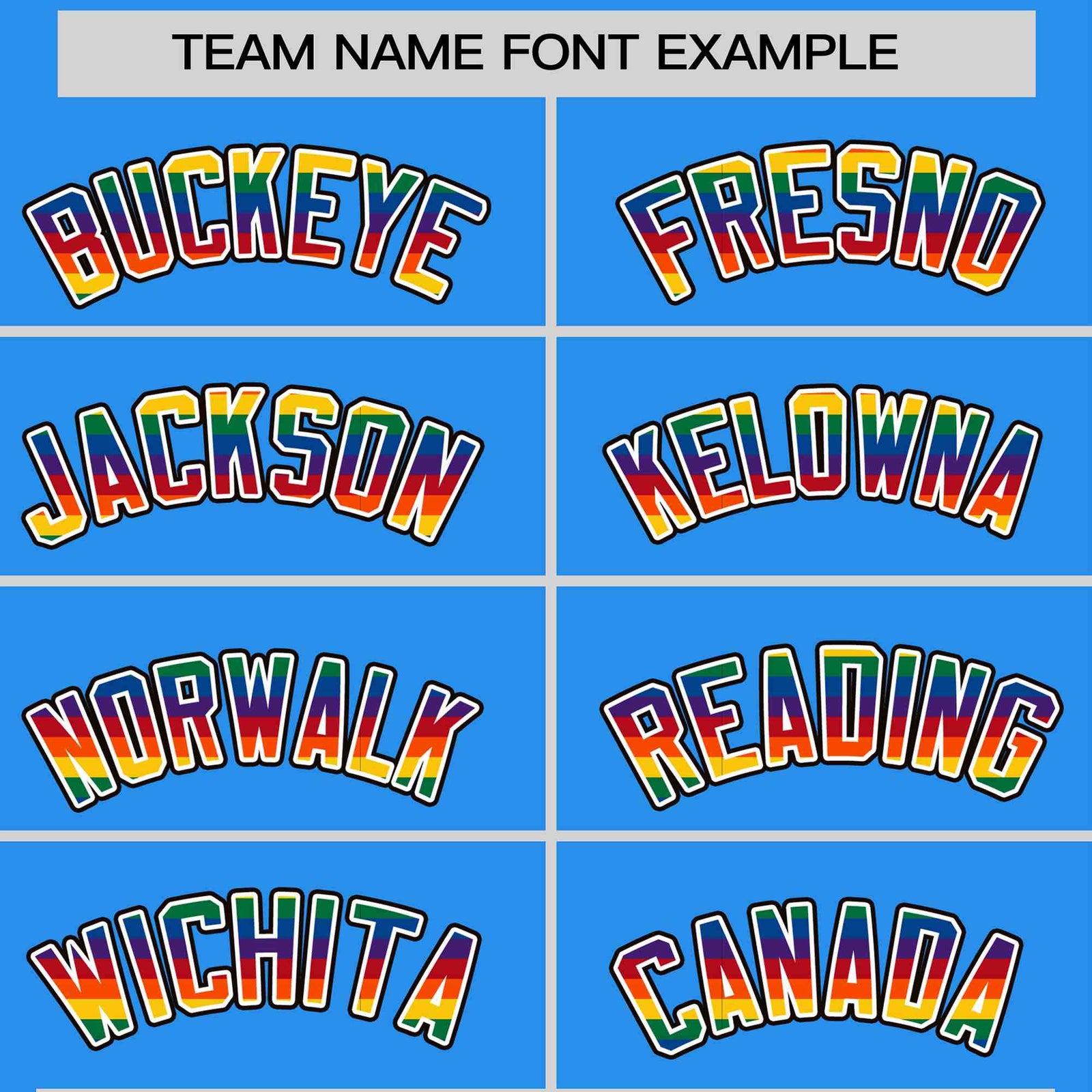 Custom Powder Blue LGBT Rainbow For Pride Month Classic Style Letterman Baseball Jacket