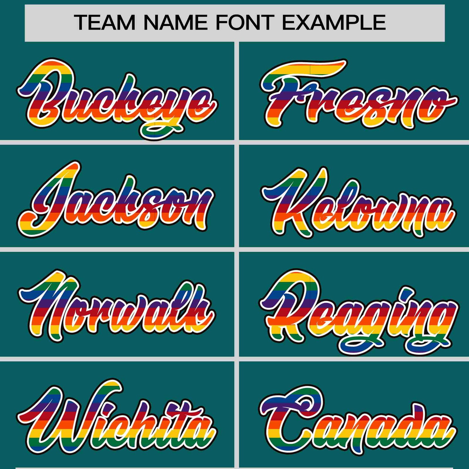 Custom Aqua LGBT Rainbow For Pride Month Classic Style Letterman Baseball Jacket