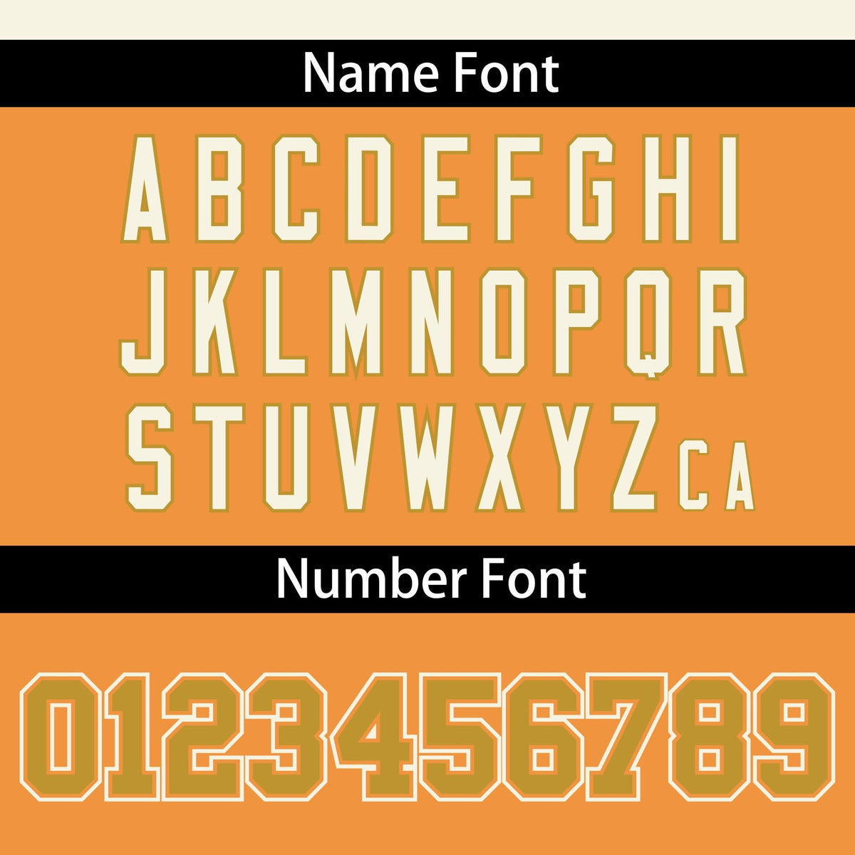 Custom Cream Orange Varsity Full-Snap Color Block Letterman Jacket