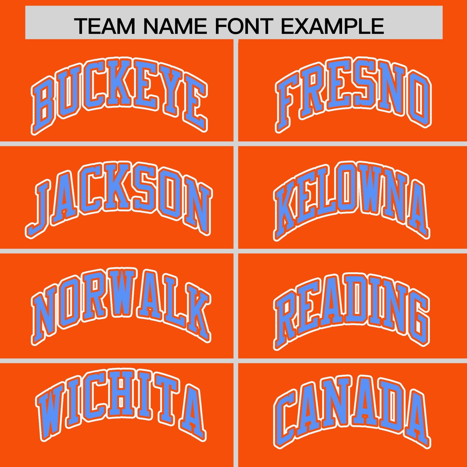 Custom Powder Blue Orange Color Block Bomber Varsity Baseball Jacket