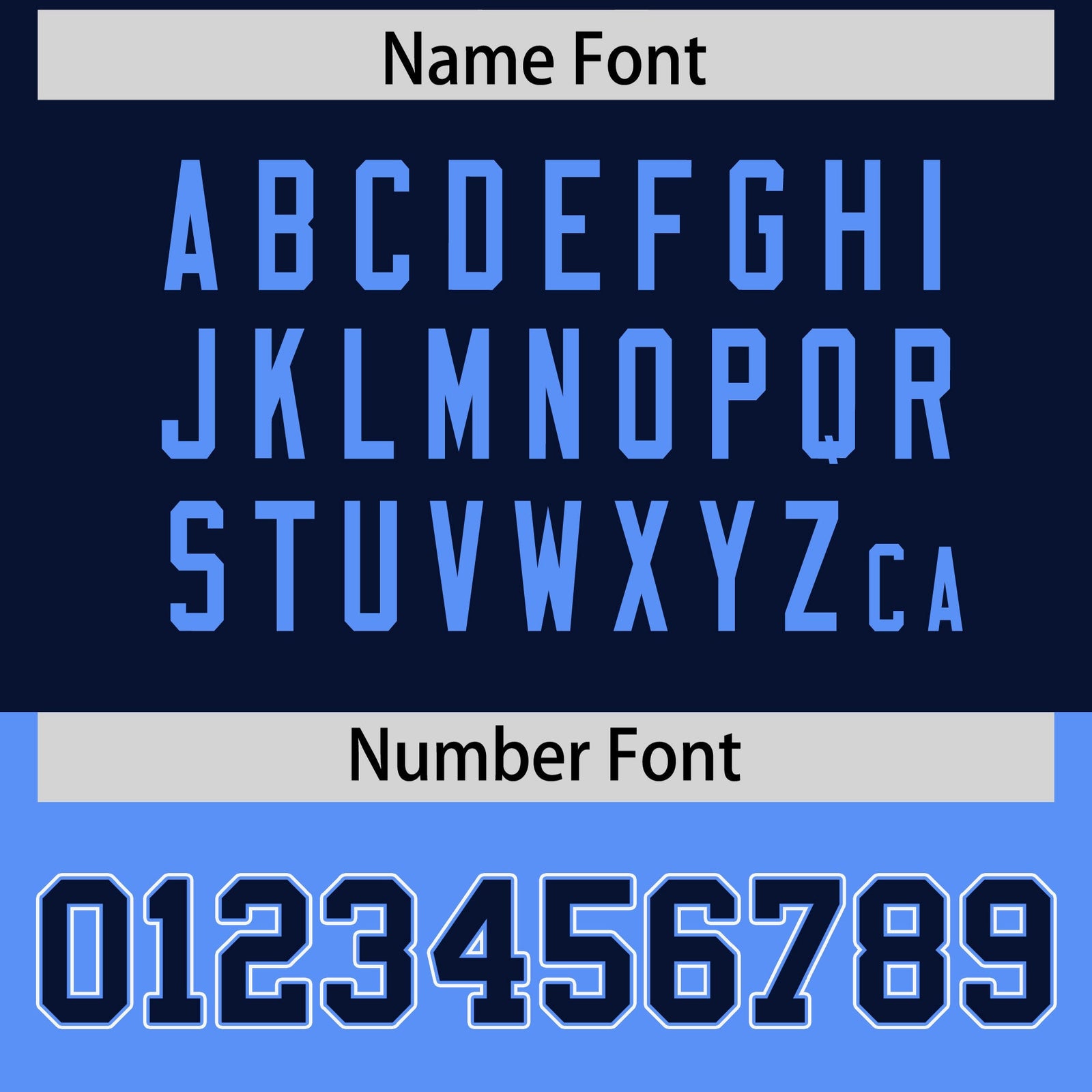 Custom Navy Powder Blue Color Block Bomber Varsity Baseball Jacket