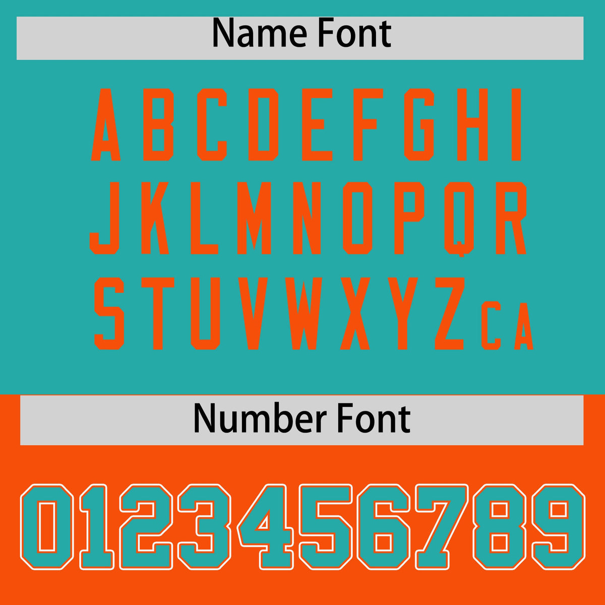 Custom Aqua Orange Color Block Bomber Varsity Baseball Jacket