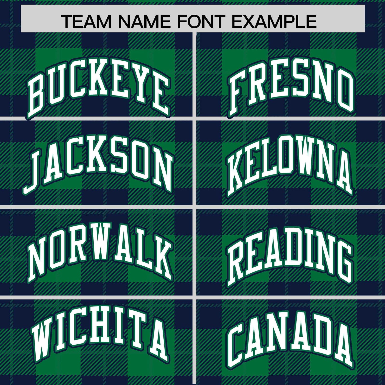 Custom Green Navy Varsity Full-Snap Plaid Pattern Letterman Baseball Jacket