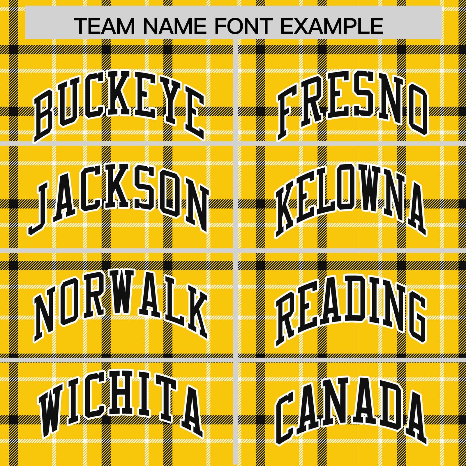Custom Yellow Varsity Full-Snap Plaid Pattern Letterman Baseball Jacket