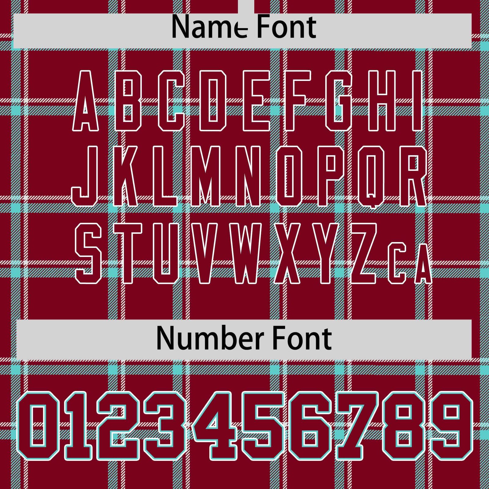 Custom Crimson Varsity Full-Snap Plaid Pattern Letterman Baseball Jacket