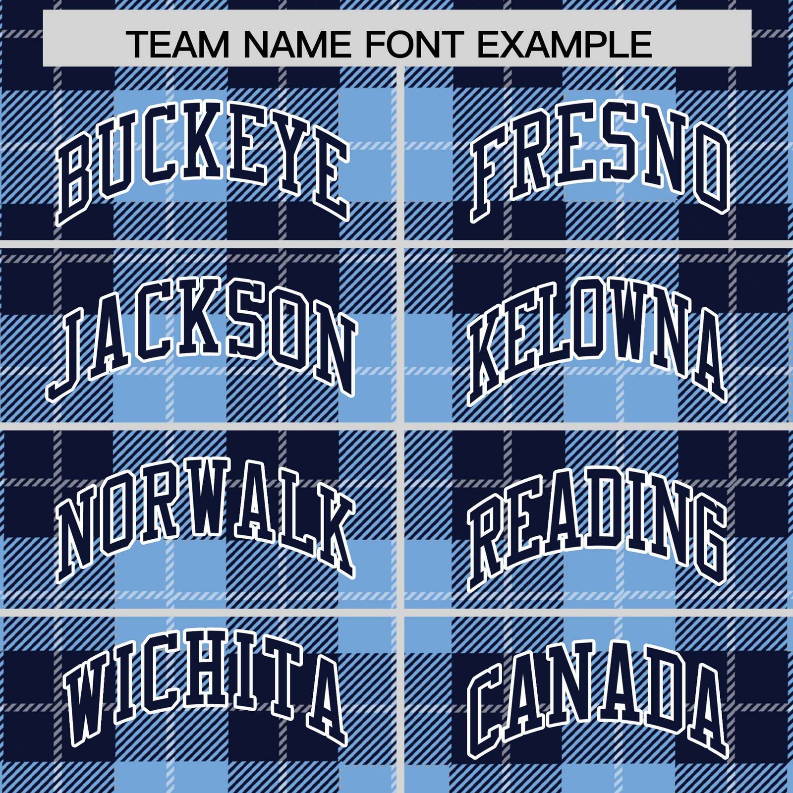 Custom Powder Blue Navy-White Varsity Full-Snap Plaid Pattern Letterman Baseball Jacket