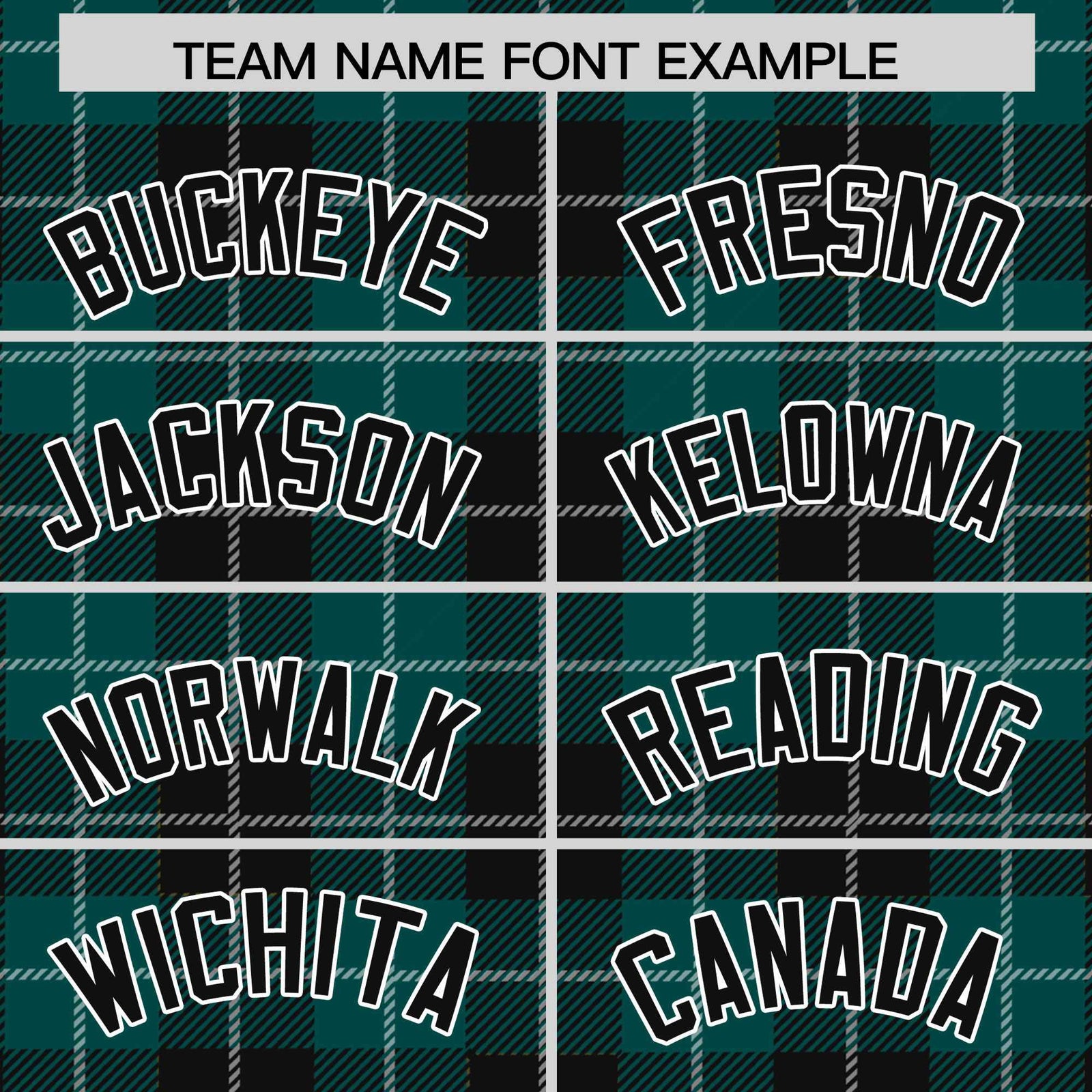 Custom Midnight Green Black-White Varsity Full-Snap Plaid Pattern Letterman Baseball Jacket