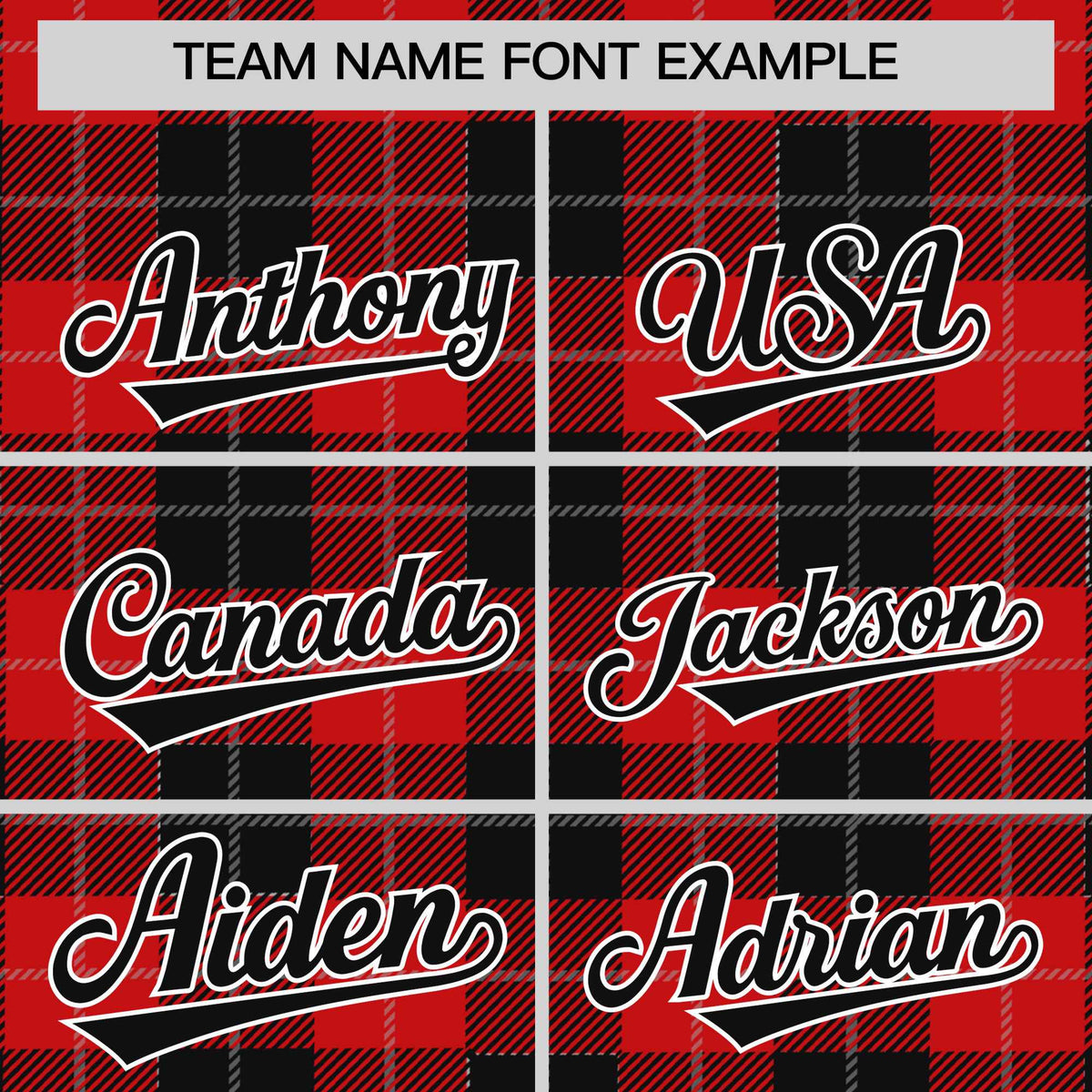 Custom Red Black-Gray Varsity Full-Snap Plaid Pattern Letterman Baseball Jacket