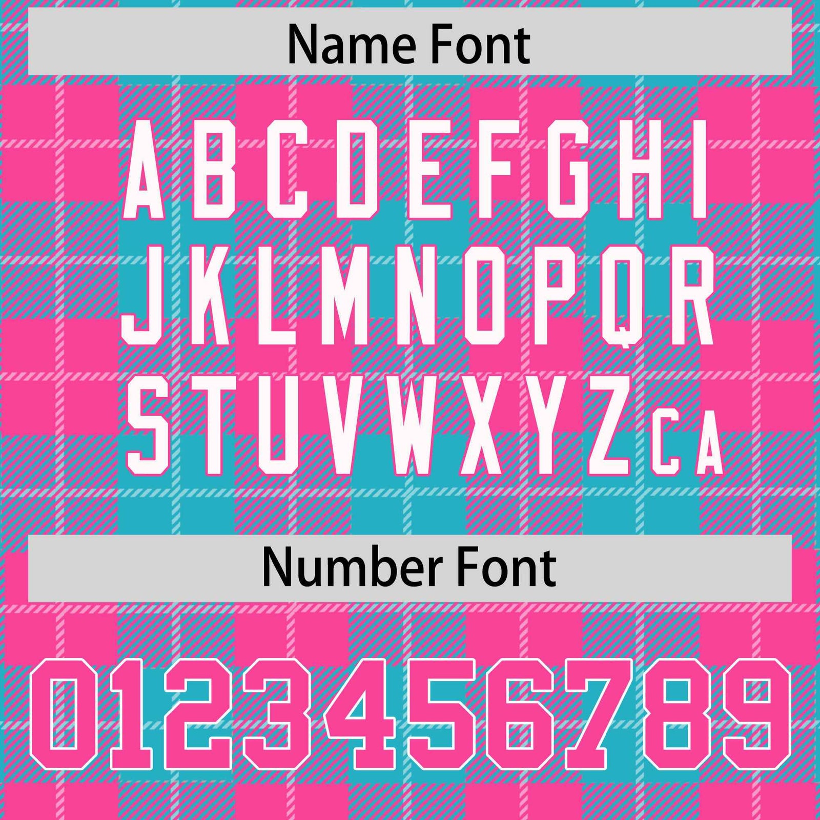 Custom Sky Blue Pink-White Varsity Full-Snap Plaid Pattern Letterman Baseball Jacket