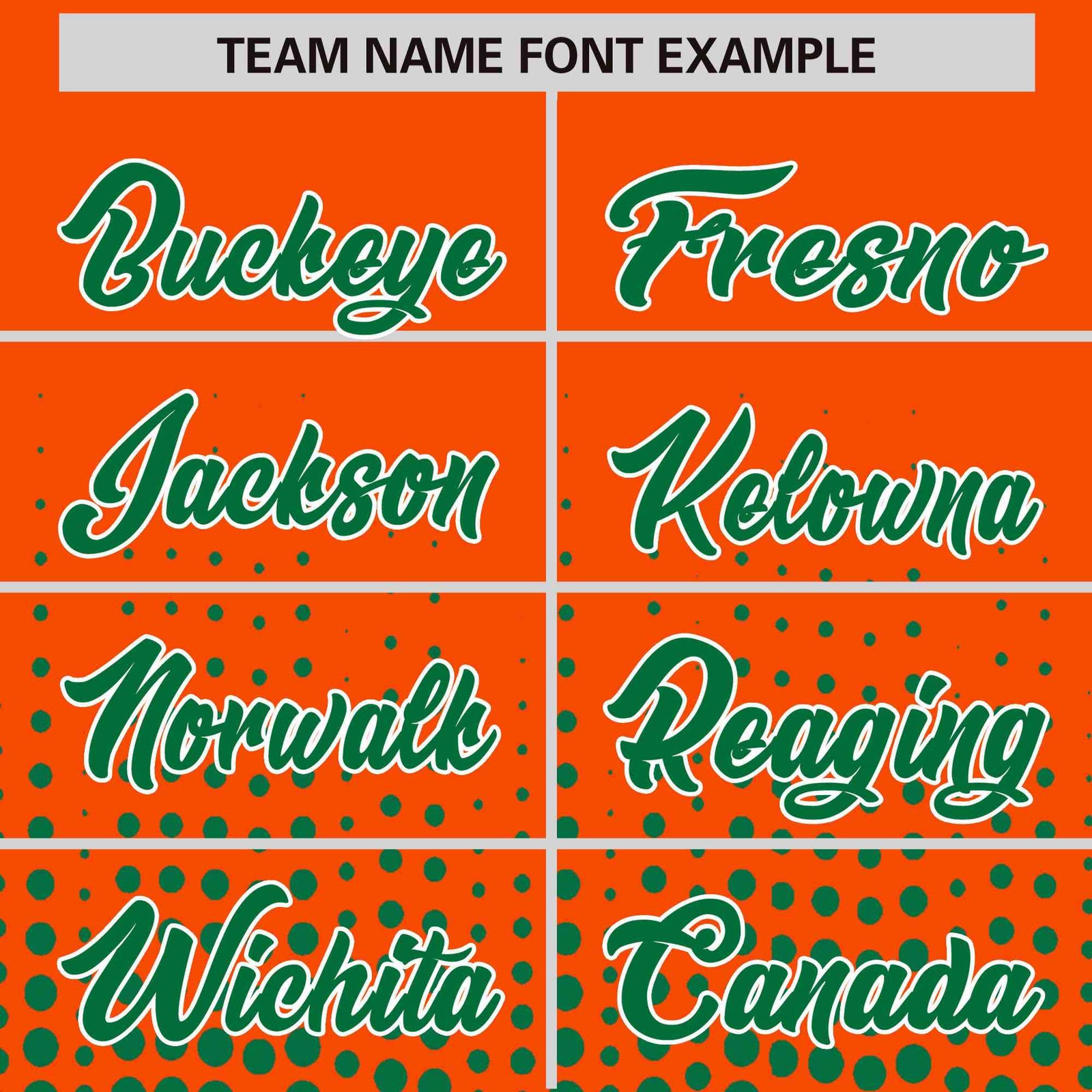 Custom Orange Kelly Green Gradient Varsity Full-Snap Polka Dot Pattern Letterman Baseball Jacket