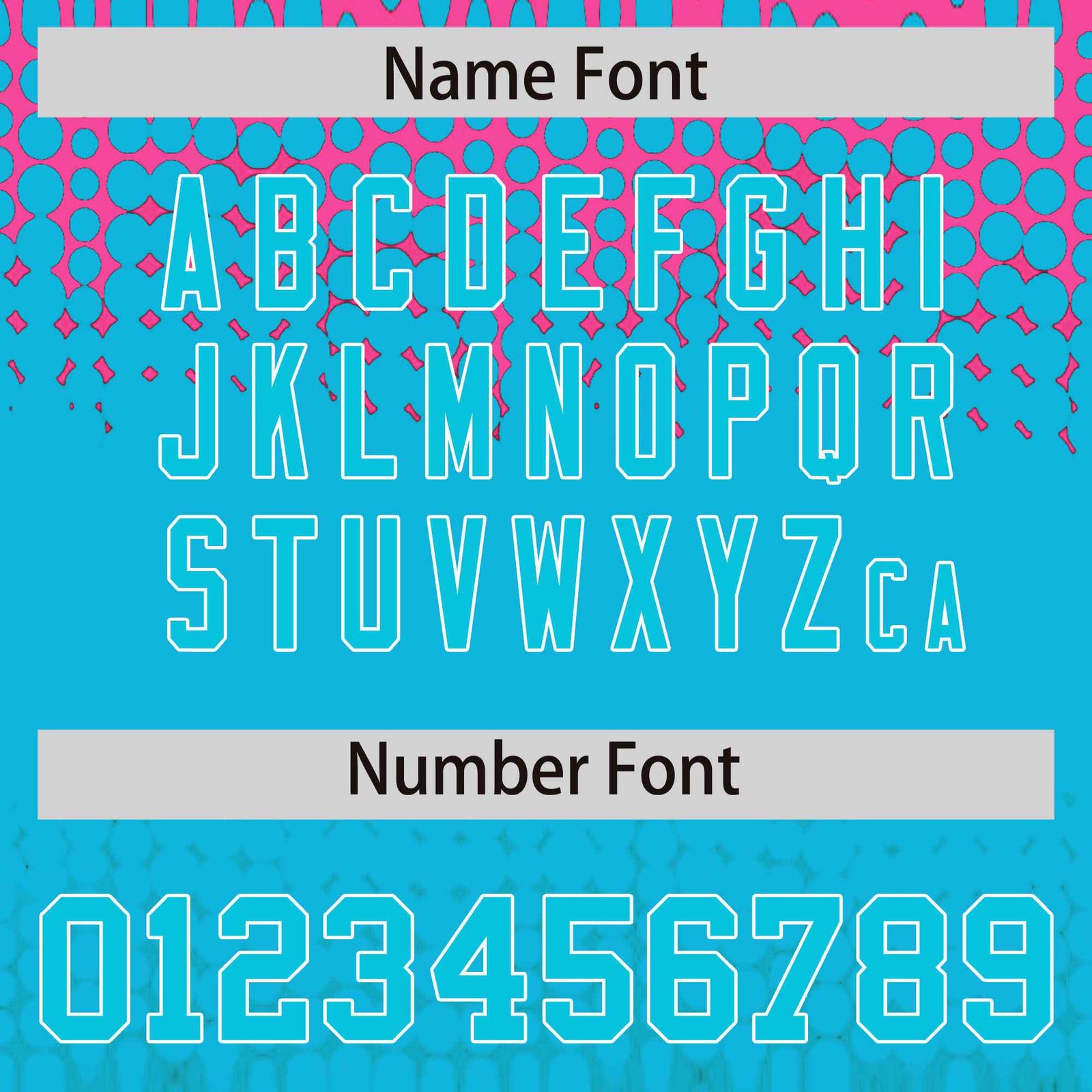 Custom Pink Sky Blue Gradient Varsity Full-Snap Polka Dot Pattern Letterman Baseball Jacket