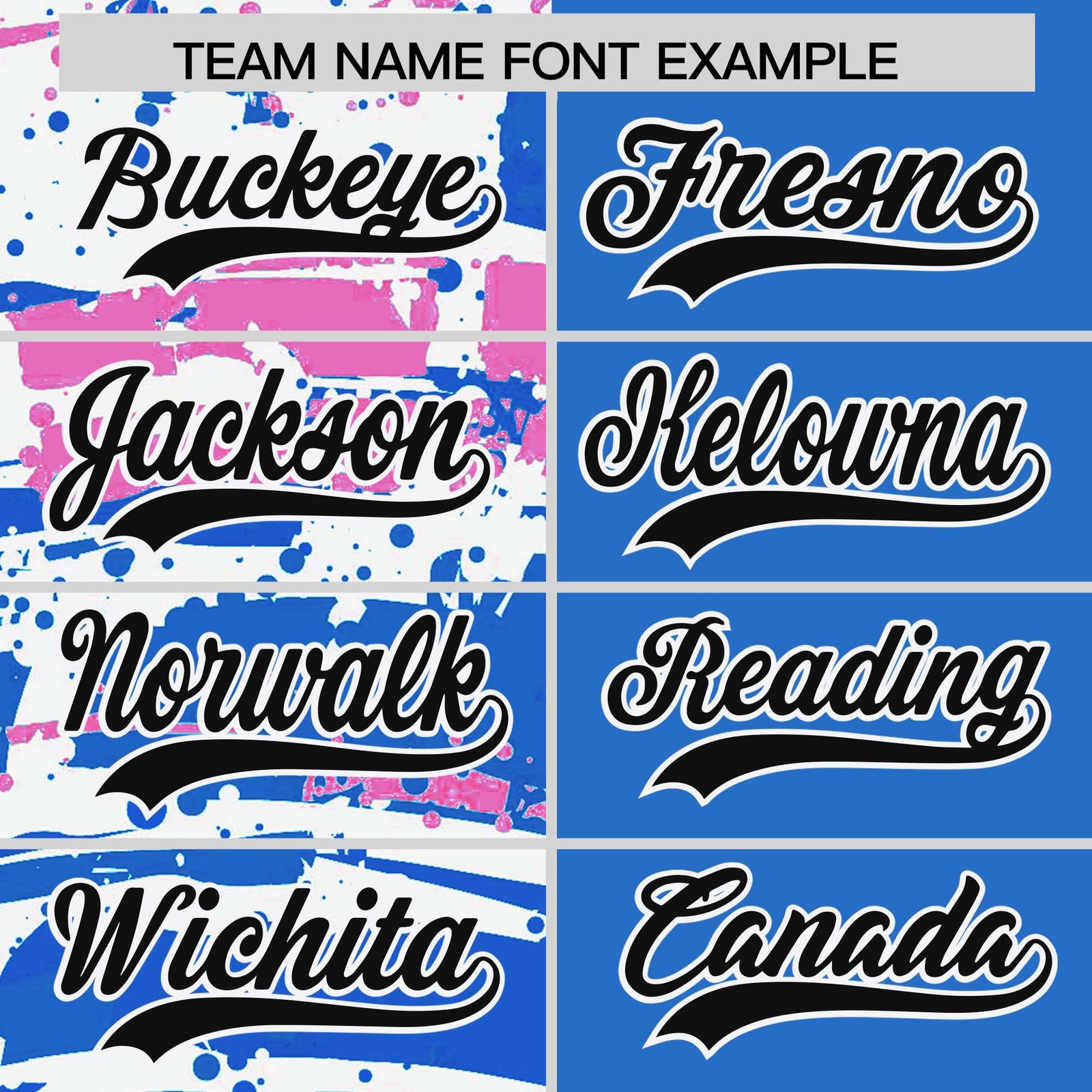 Custom Powder Blue Black Varsity Full-Snap Graffiti Pattern Letterman Baseball Jacket