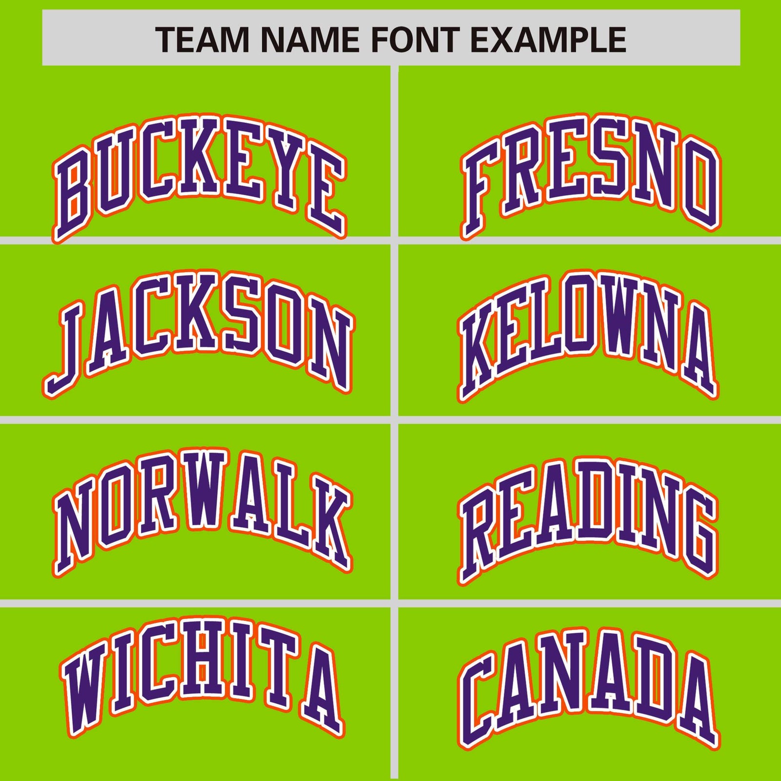 Custom Neon Green Purple-Orange Varsity Full-Zip Raglan Sleeves Letterman Bomber Jacket