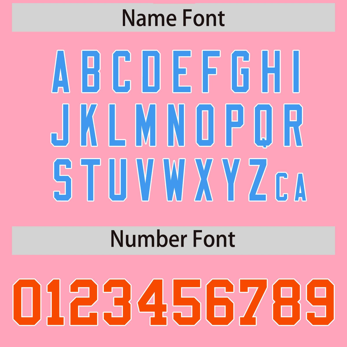 Custom Light Pink Powder Blue-Orange Varsity Full-Zip Raglan Sleeves Letterman Bomber Jacket