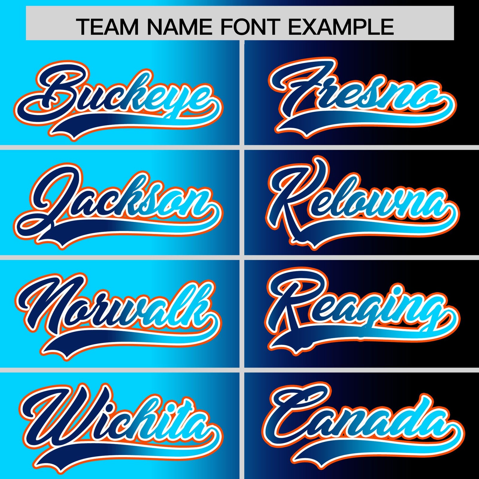 Custom Sky Blue Navy Full-Zip Gradient Fashion Letterman Bomber Jacket