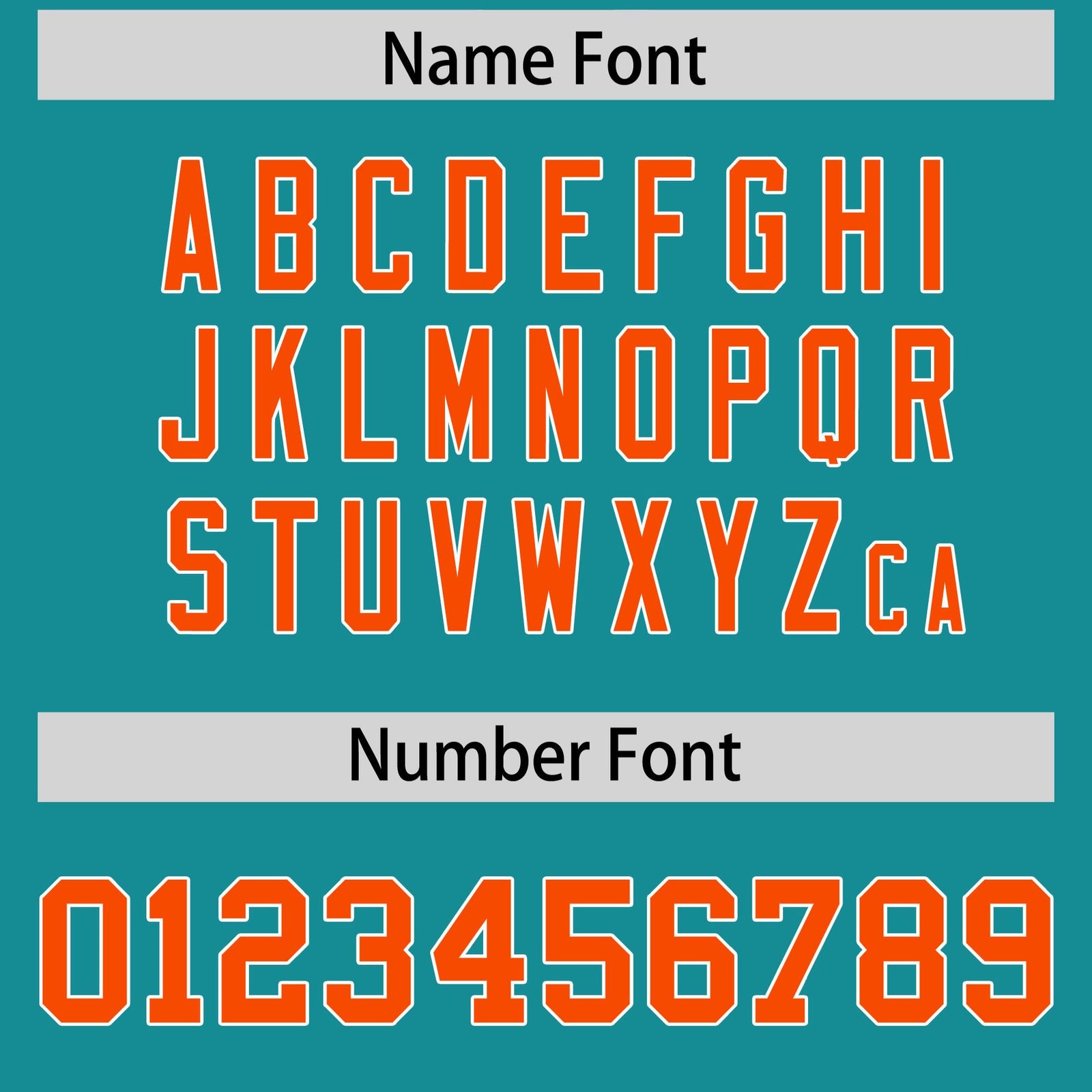 Custom Orange Aqua Varsity Full-Zip Two-Tone Letterman Bomber Jacket