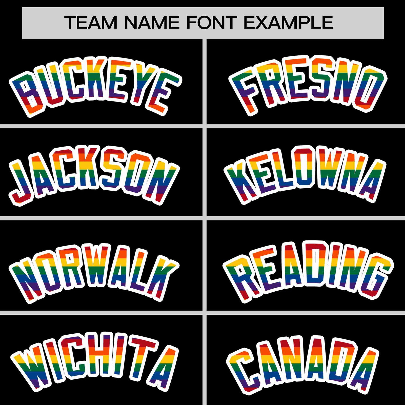 Custom Black LGBT Rainbow For Pride Month Classic Style Letterman Bomber Jacket