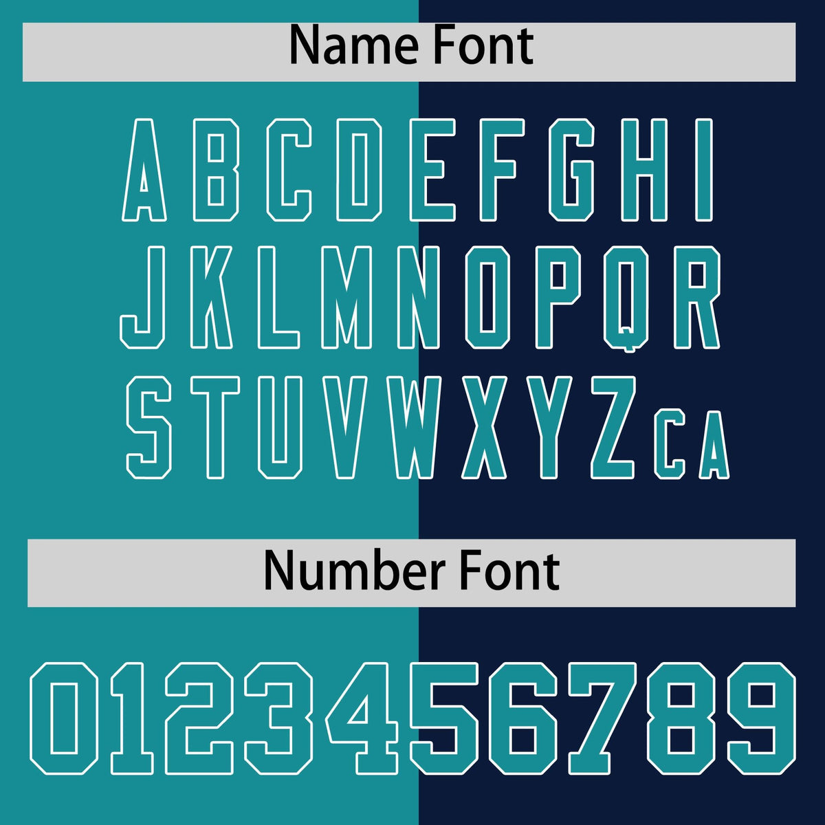 Custom Aqua Navy Split Varsity Full-Zip Two Tone Letterman Bomber Jacket