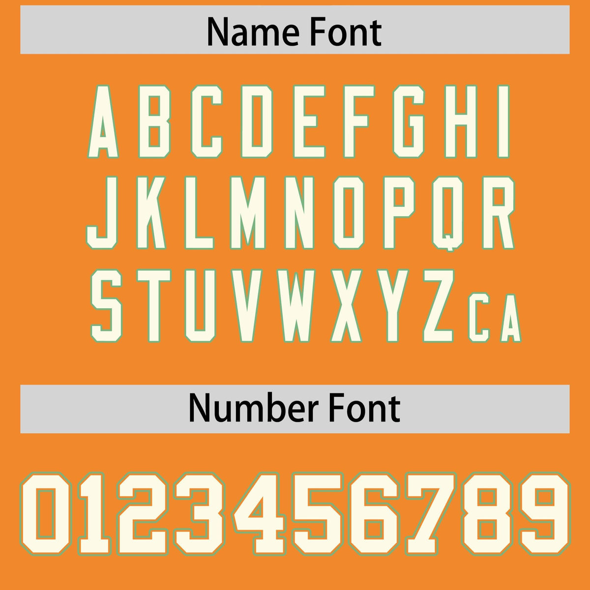 Custom Orange Light Green-Cream Varsity Full-Zip Shoulder Color Block Letterman Bomber Jacket