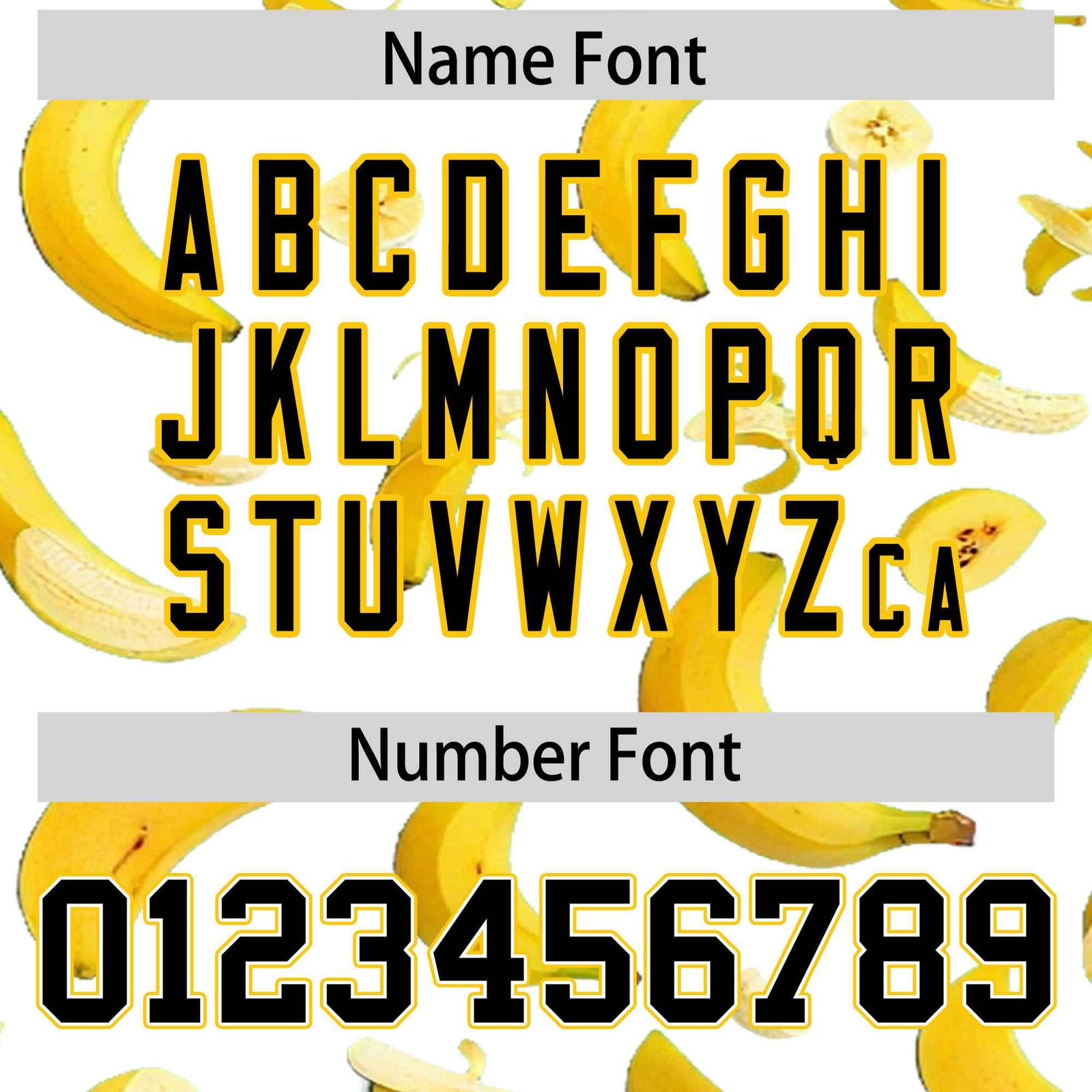 Custom White Varsity Full-Zip Banana Pattern Letterman Bomber Jacket | Graffiti Pattern | Embroidery&Dye-sublimation printing | KXKSHOP