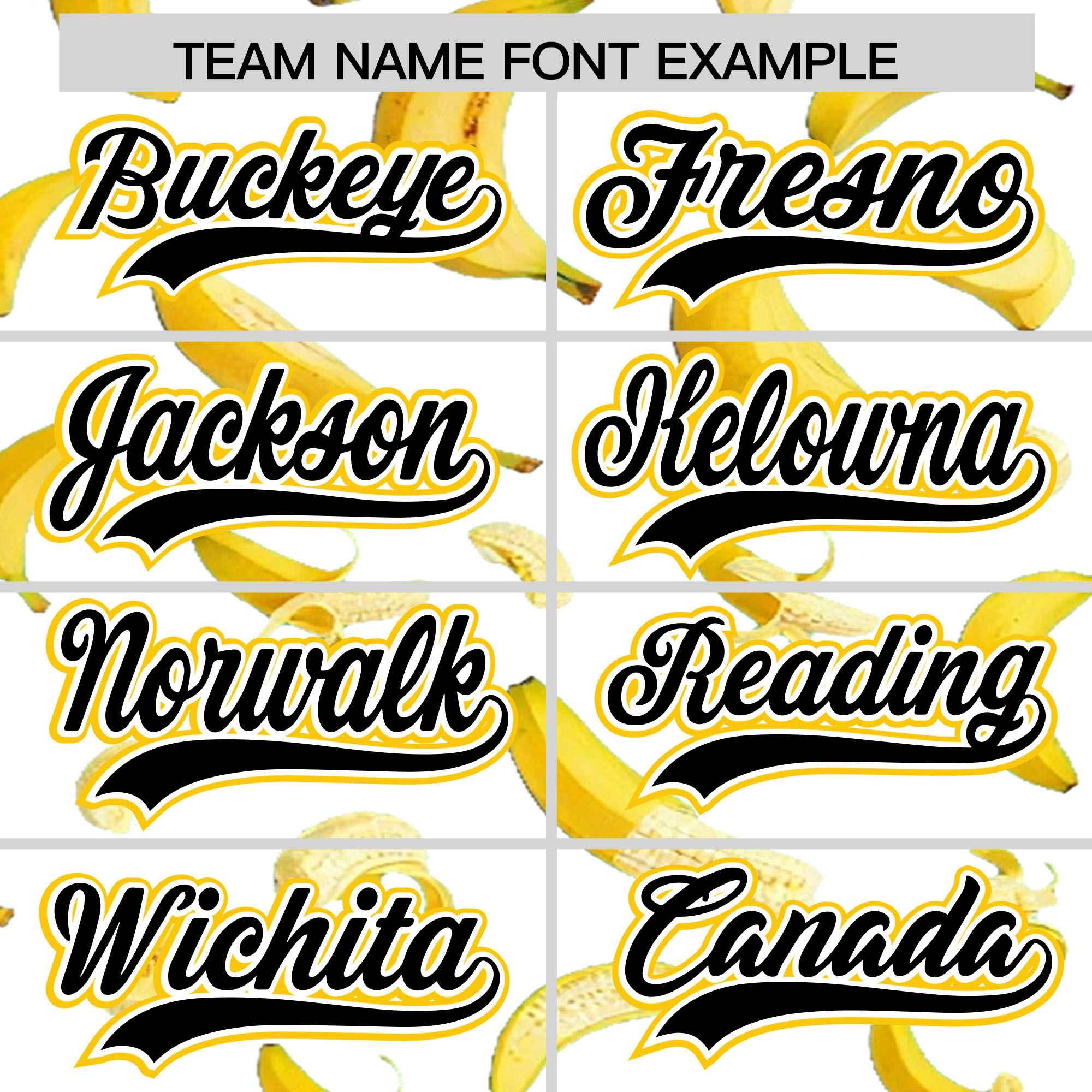 Custom White Varsity Full-Zip Banana Pattern Letterman Bomber Jacket | Graffiti Pattern | Embroidery&Dye-sublimation printing | KXKSHOP