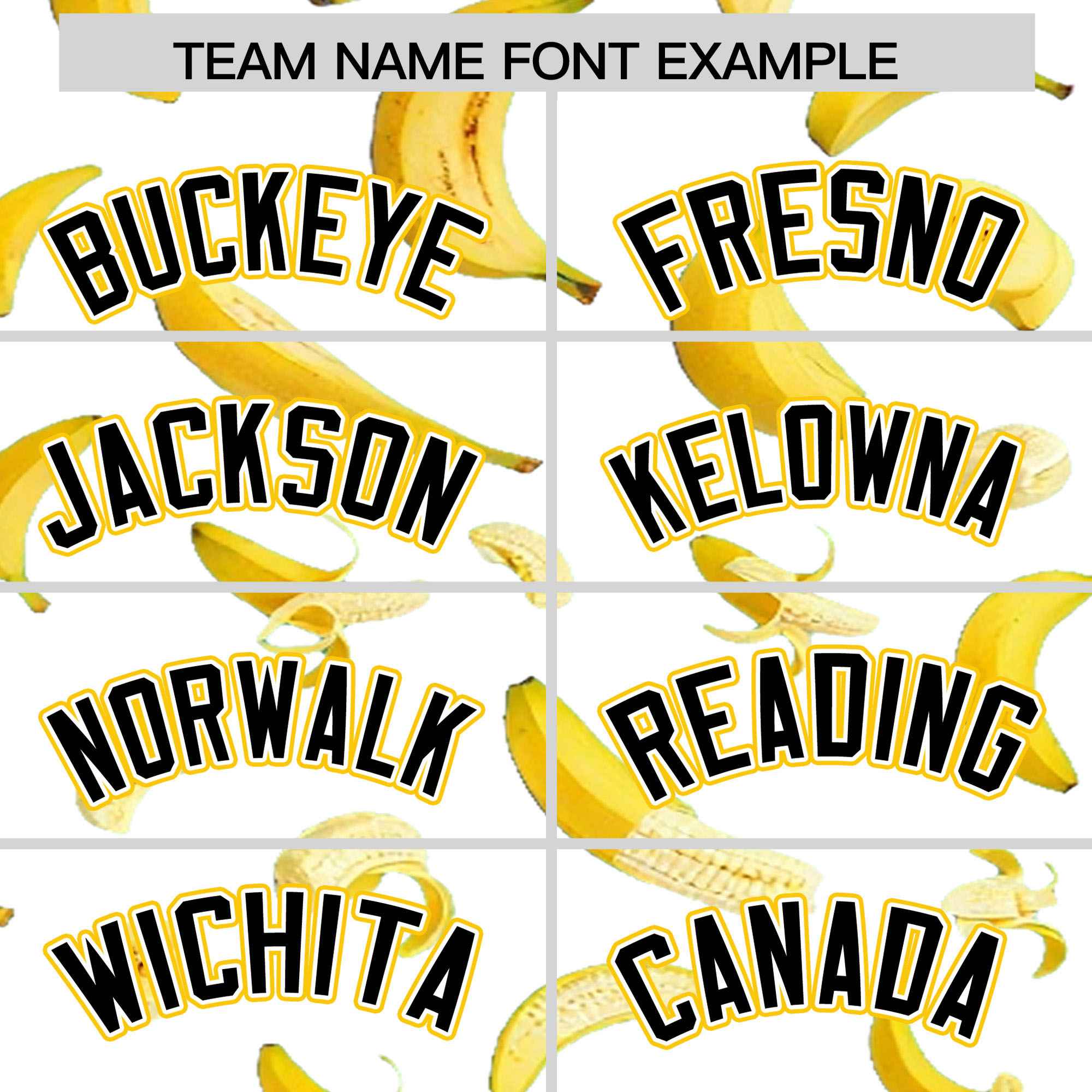 Custom White Varsity Full-Zip Banana Pattern Letterman Bomber Jacket | Graffiti Pattern | Embroidery&Dye-sublimation printing | KXKSHOP