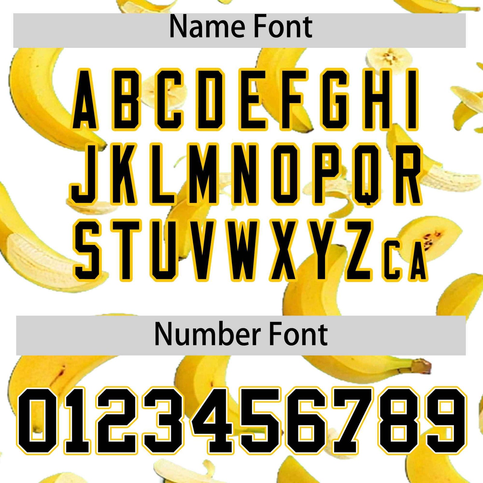 Custom White Varsity Full-Zip Banana Pattern Letterman Bomber Jacket | Graffiti Pattern | Embroidery&Dye-sublimation printing | KXKSHOP