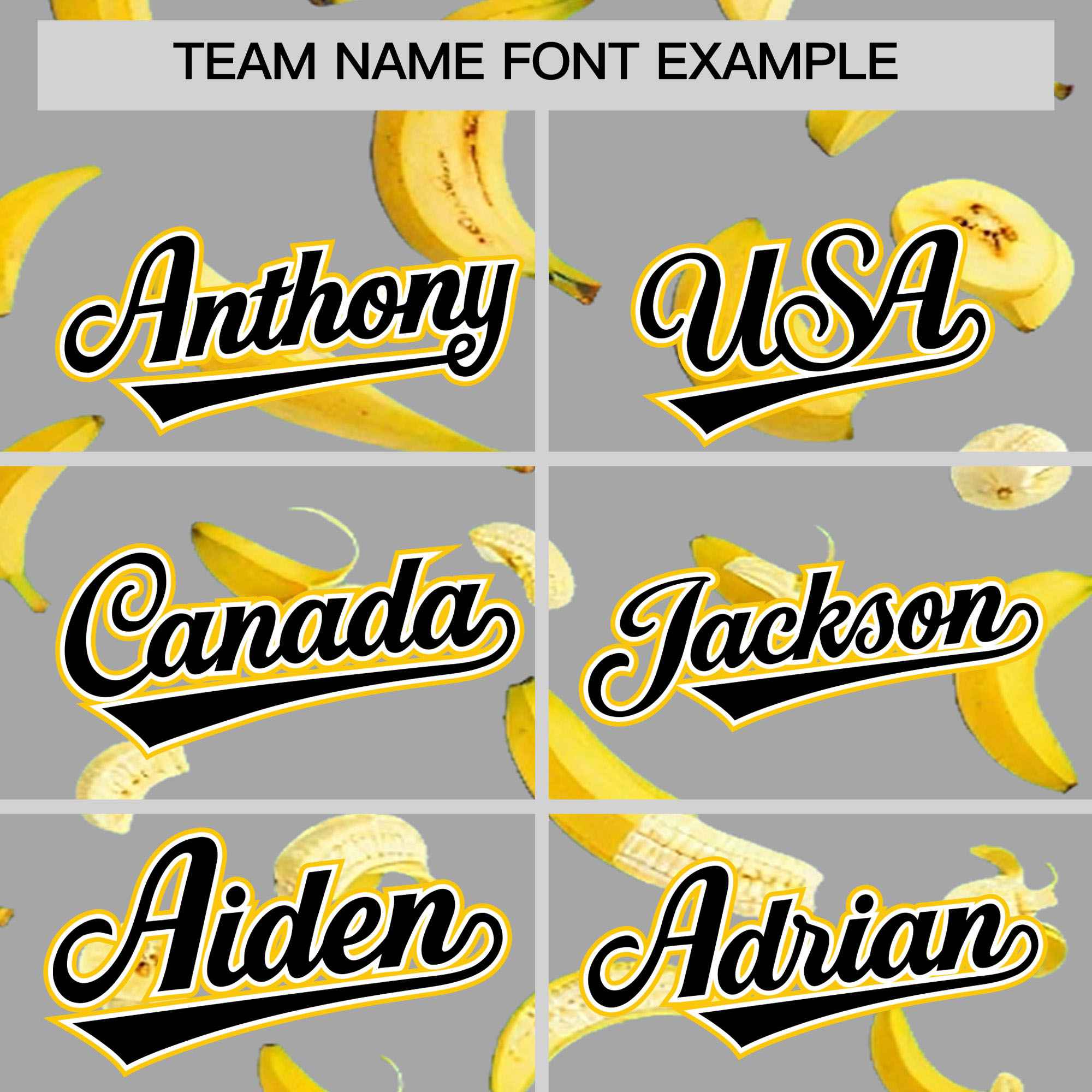 Custom Gray Varsity Full-Zip Banana Pattern Letterman Bomber Jacket | Graffiti Pattern | Embroidery&Dye-sublimation printing | KXKSHOP