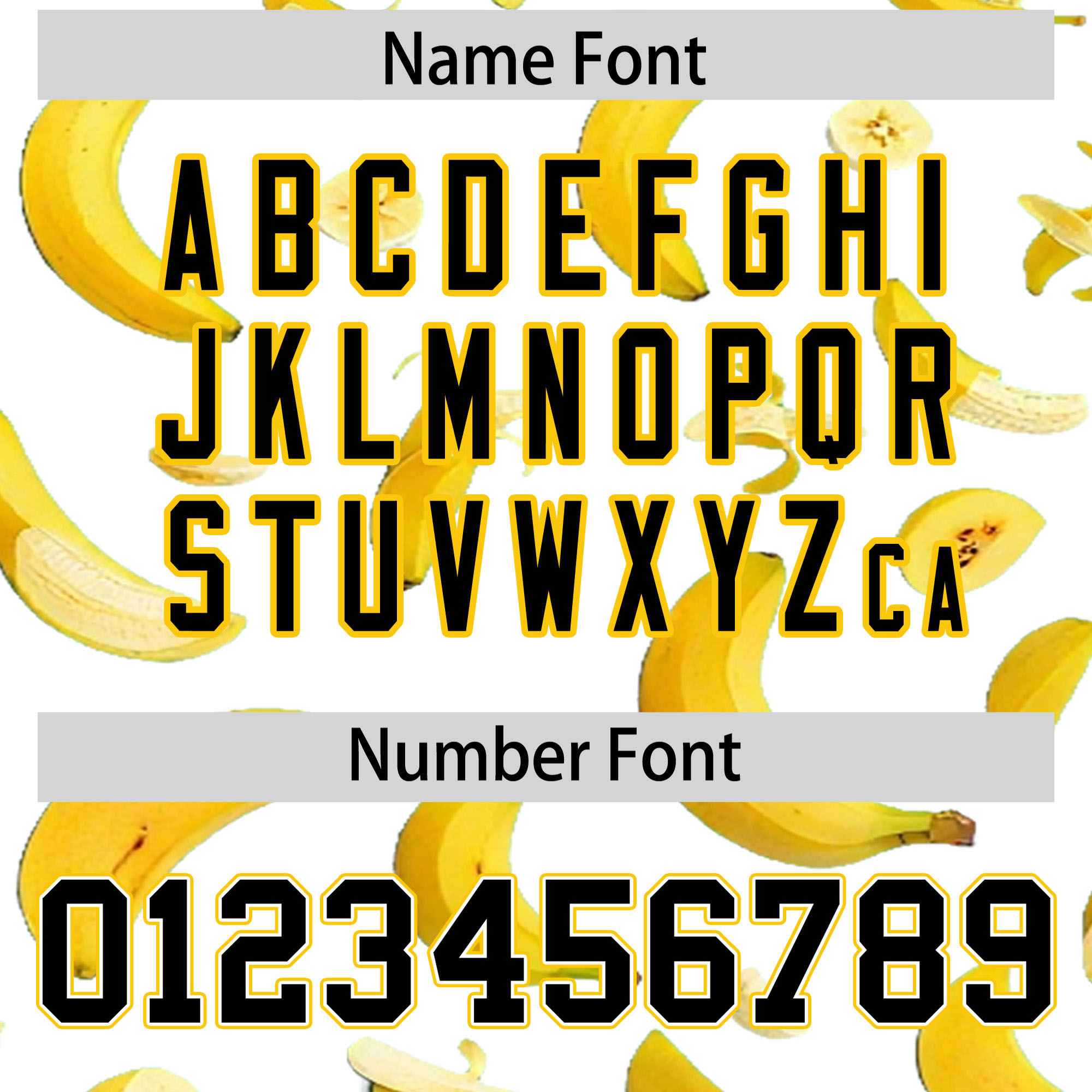 Custom White Varsity Full-Zip Banana Pattern Letterman Bomber Jacket | Graffiti Pattern | Embroidery&Dye-sublimation printing | KXKSHOP