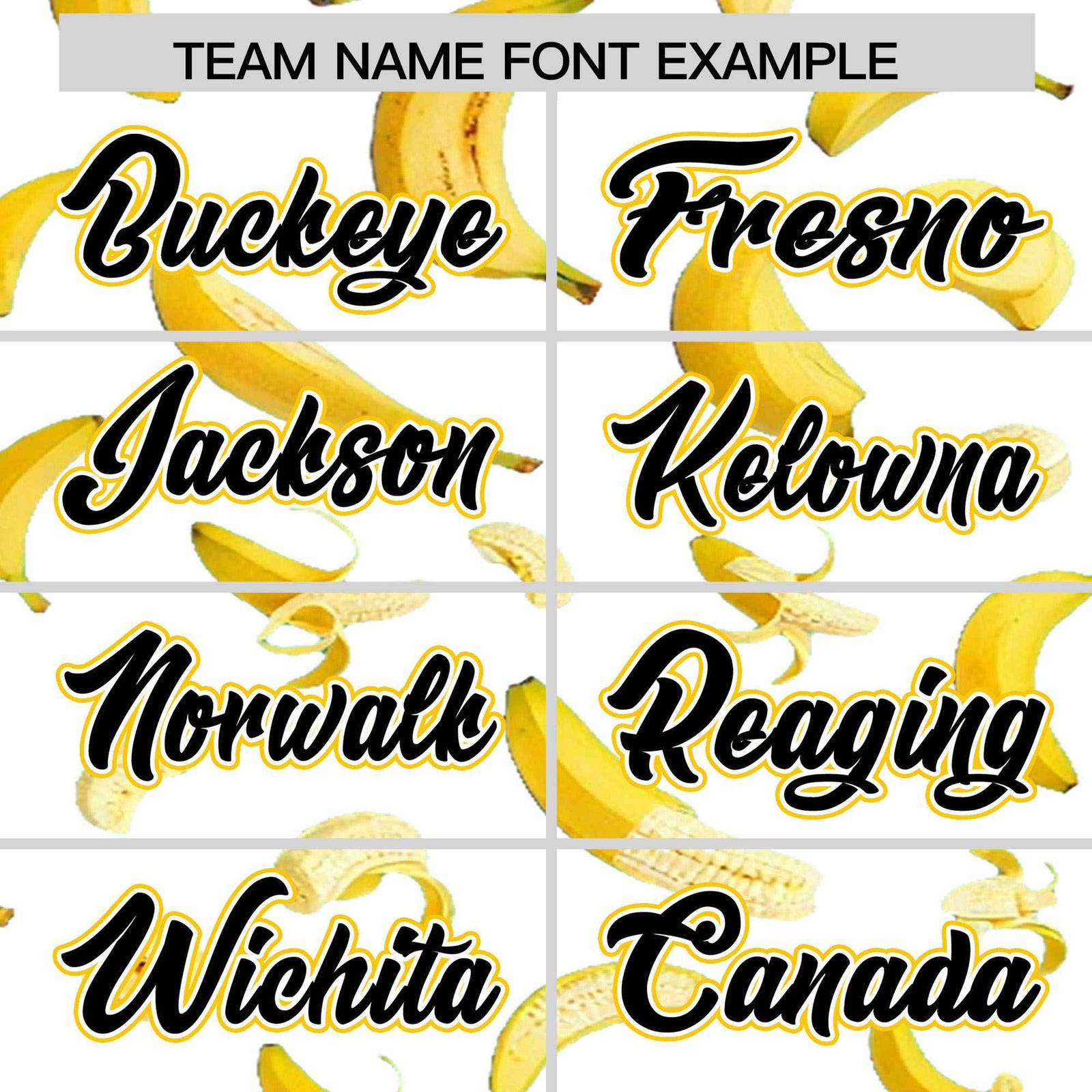 Custom White Varsity Full-Zip Banana Pattern Letterman Bomber Jacket | Graffiti Pattern | Embroidery&Dye-sublimation printing | KXKSHOP