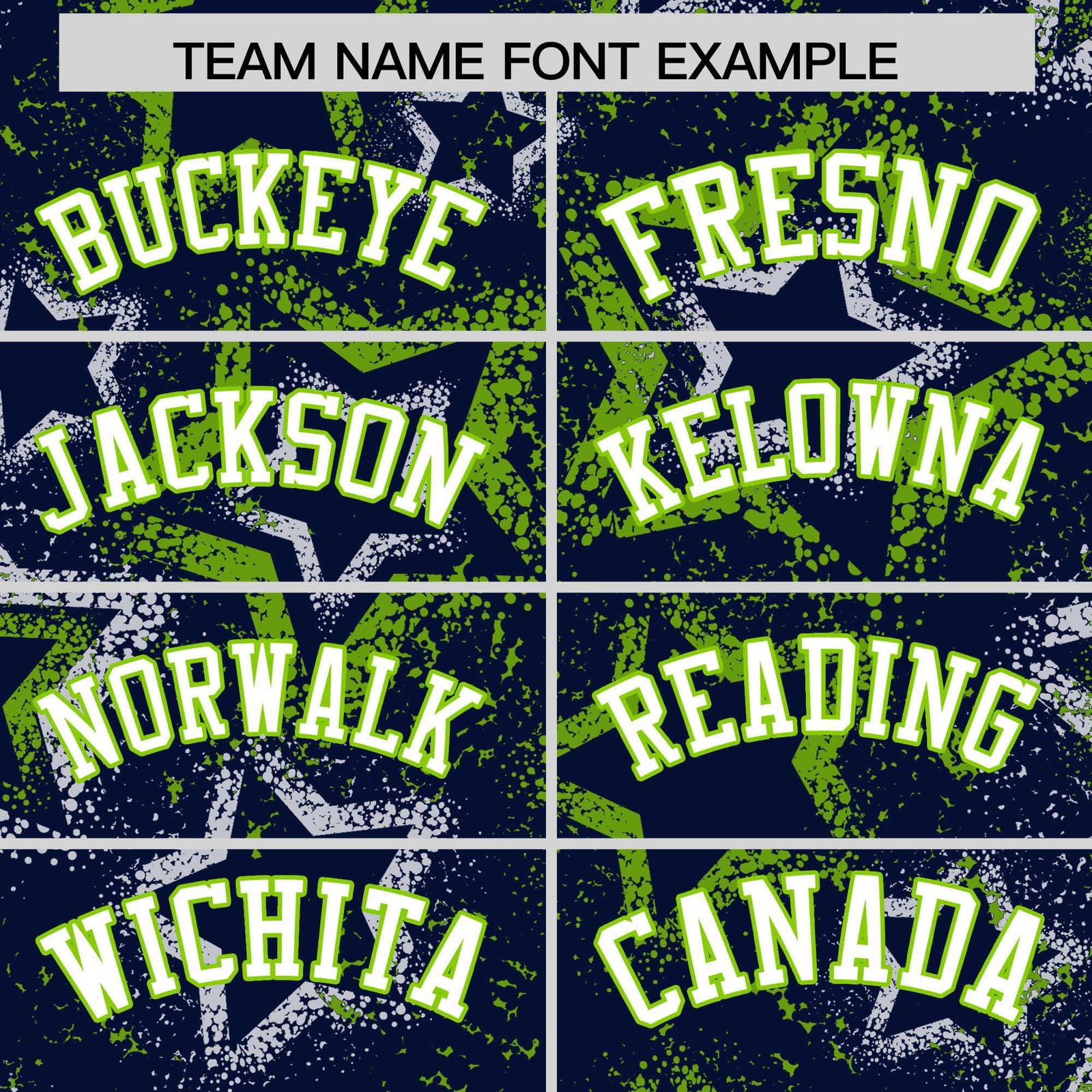 Custom Navy Varsity Full-Zip Star Pattern Letterman Bomber Jacket