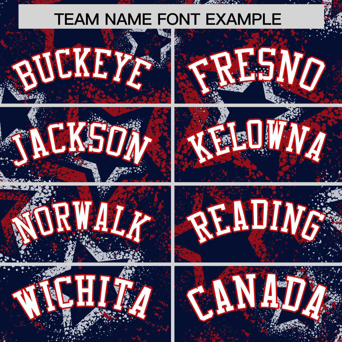 Custom Navy Varsity Full-Zip Star Pattern Letterman Bomber Jacket