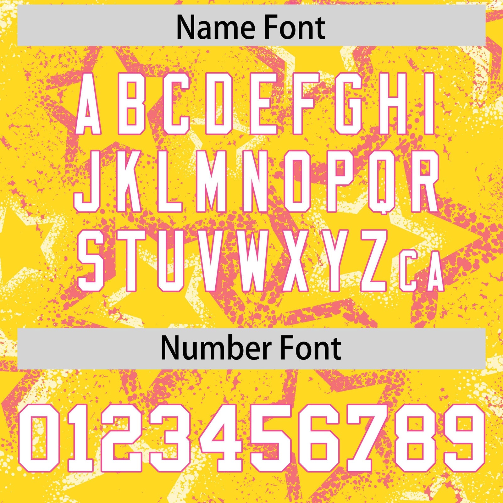 Custom Gold Varsity Full-Zip Star Pattern Letterman Bomber Jacket