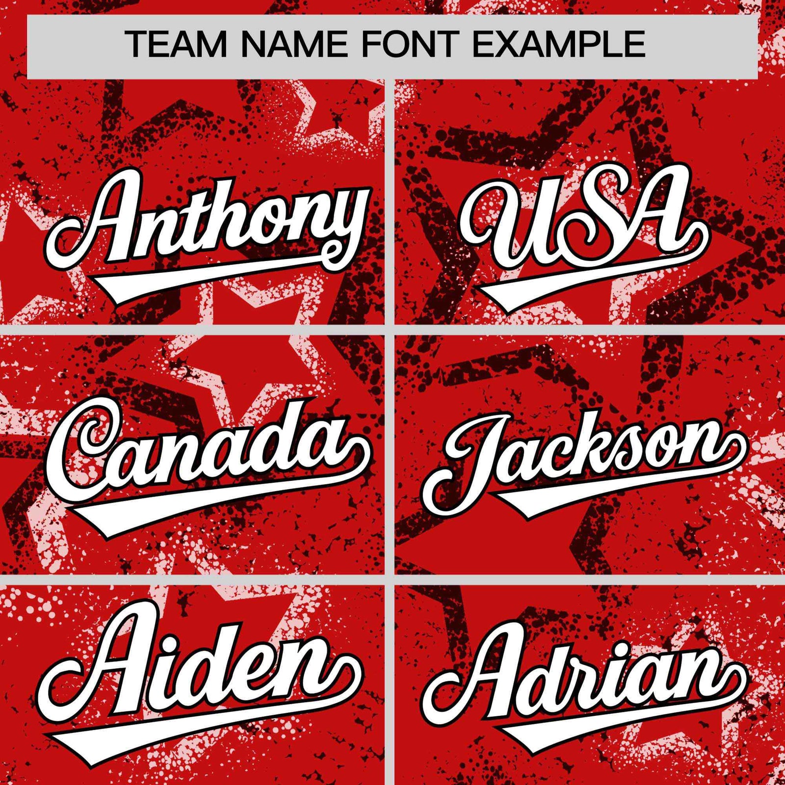 Custom Red Varsity Full-Zip Star Pattern Letterman Bomber Jacket