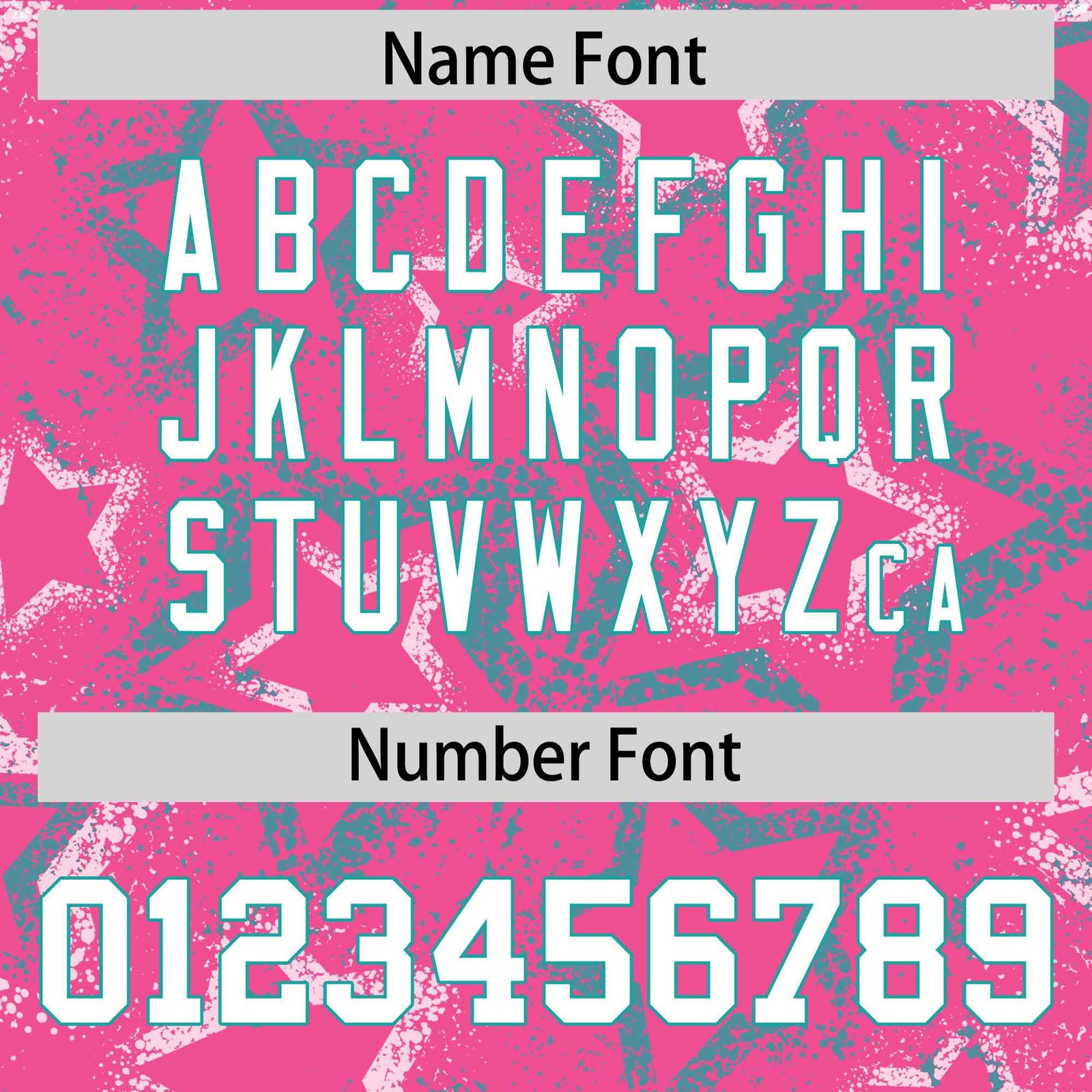 Custom Pink Varsity Full-Zip Star Pattern Letterman Bomber Jacket