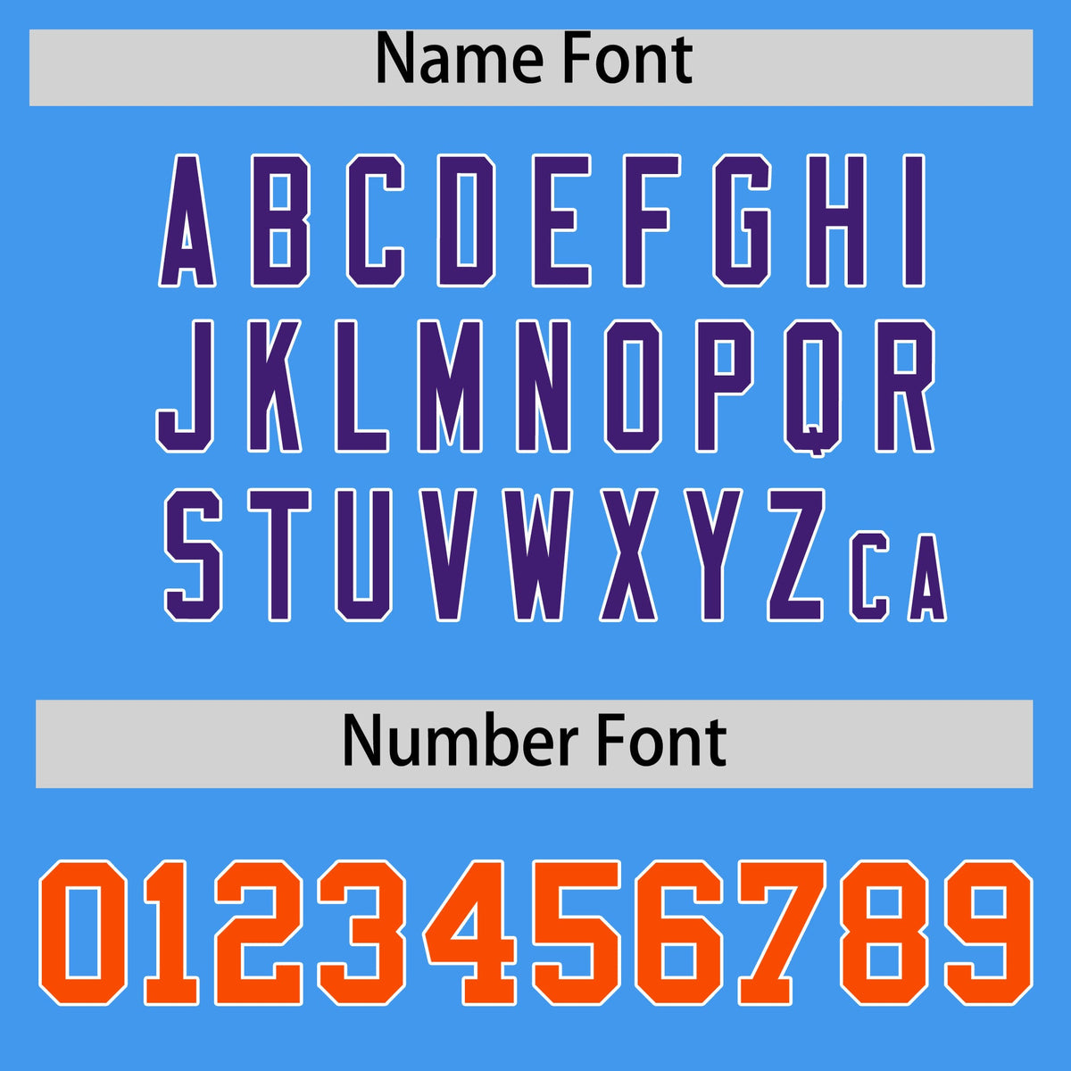 Custom Powder Blue Orange Purple Varsity Full-Zip Raglan Sleeves Letterman Bomber Jacket