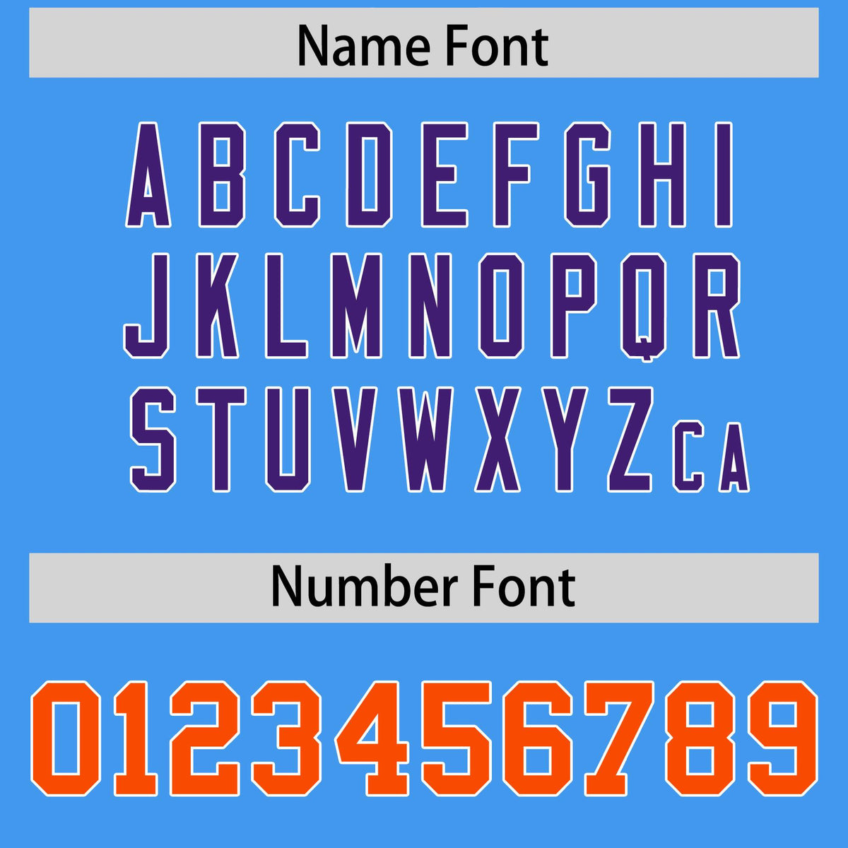 Custom Powder Blue Orange-Purple Gaglan Sleeve Gradient Varsity Full-Zip Letterman Bomber Jacket