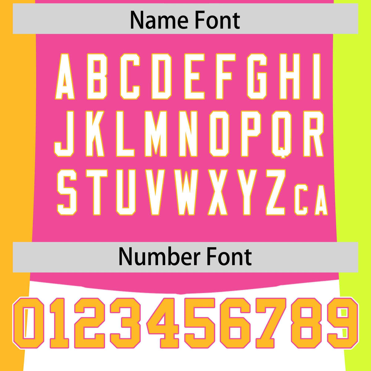 Custom Pink Yellow Fluorescent Green Personalization Varsity Full-Snap Three Color Blocks Letterman Jacket