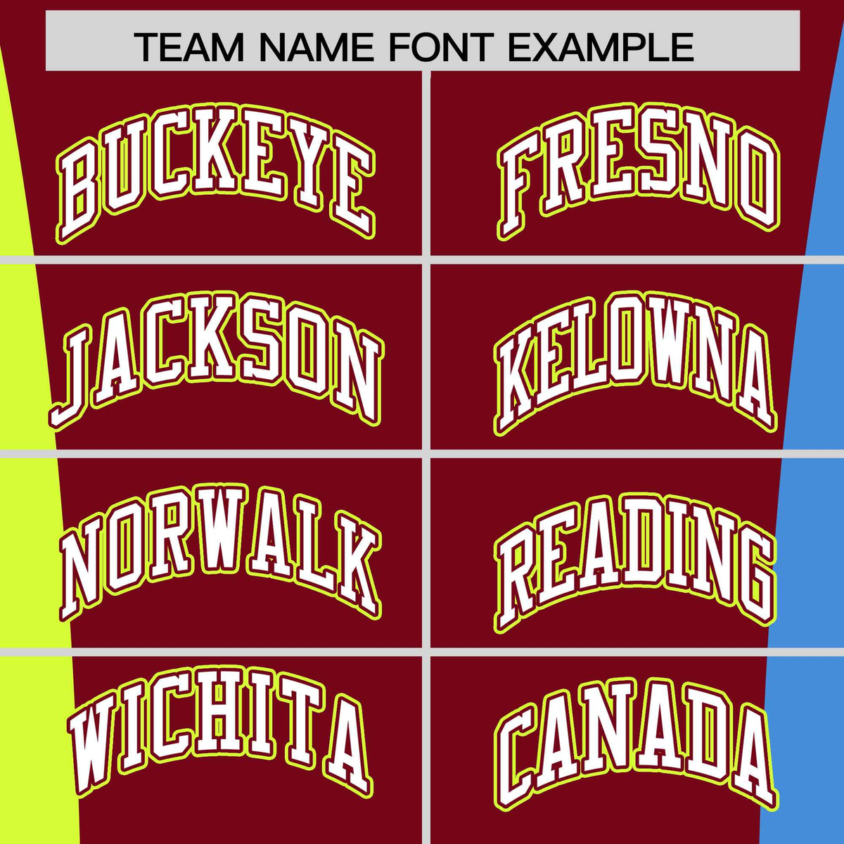 Custom Crimson Fluorescent Green Powder Blue Personalization Varsity Full-Snap Three Color Blocks Letterman Jacket