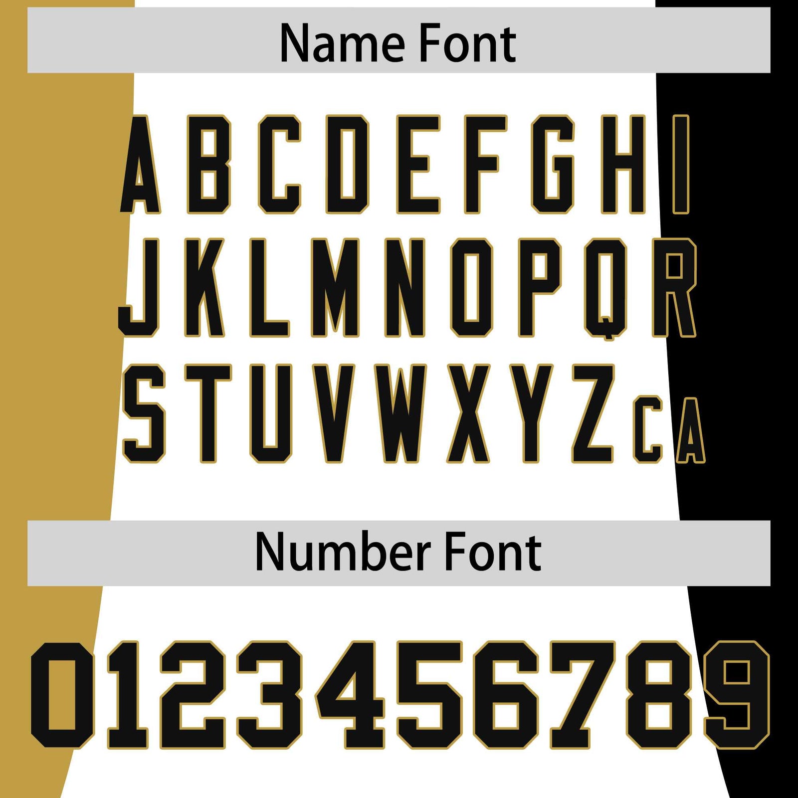 Custom White Old Gold Black Personalization Varsity Full-Snap Three Color Blocks Letterman Jacket