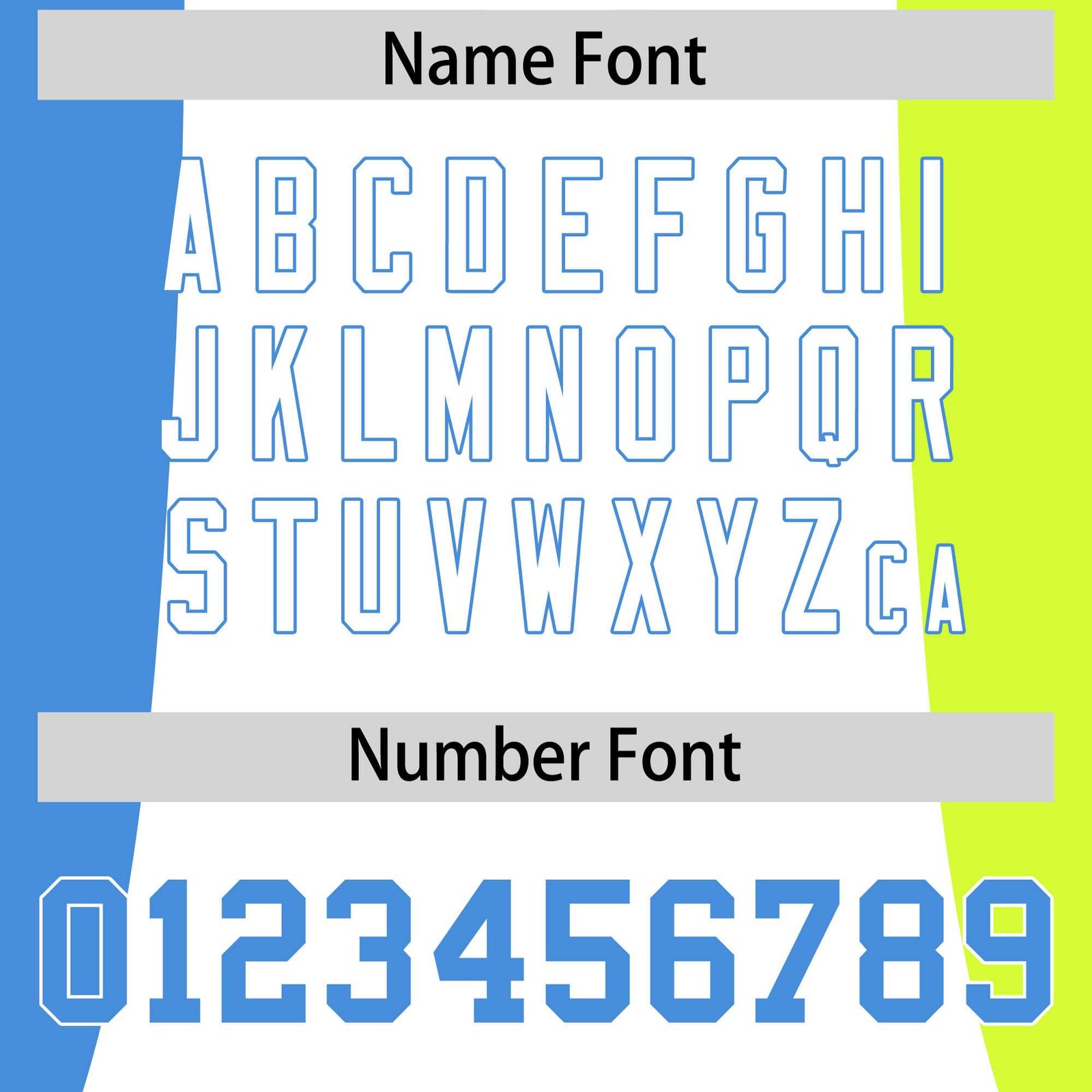Custom Orange Powder Blue Fluorescent Green Personalization Varsity Full-Snap Three Color Blocks Letterman Jacket