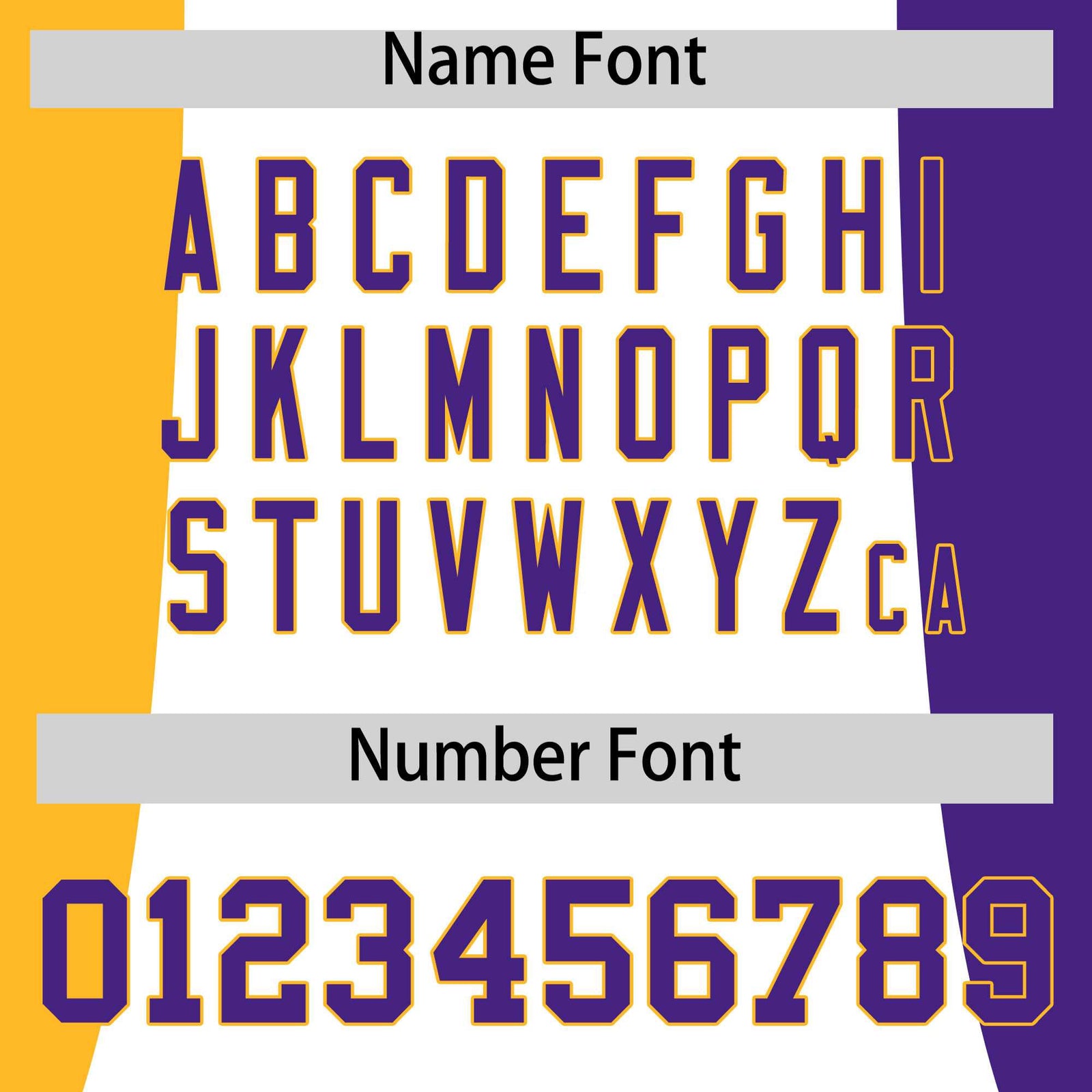 Custom White Yellow Purple Personalization Varsity Full-Snap Three Color Blocks Letterman Jacket