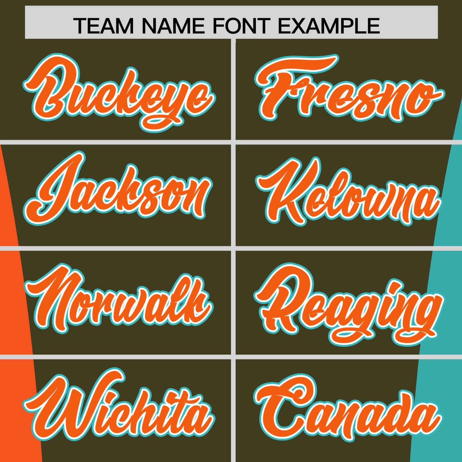 Custom Olive Orange Teal Personalization Varsity Full-Snap Three Color Blocks Letterman Jacket