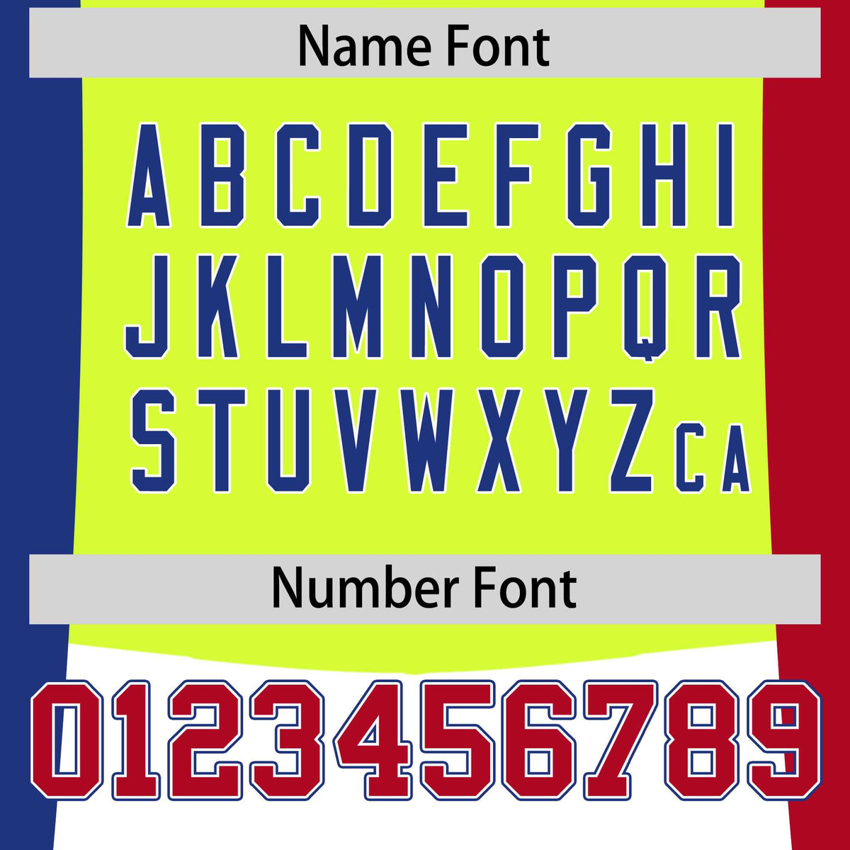 Custom Fluorescent Green Royal Blue Red Personalization Varsity Full-Snap Three Color Blocks Letterman Jacket